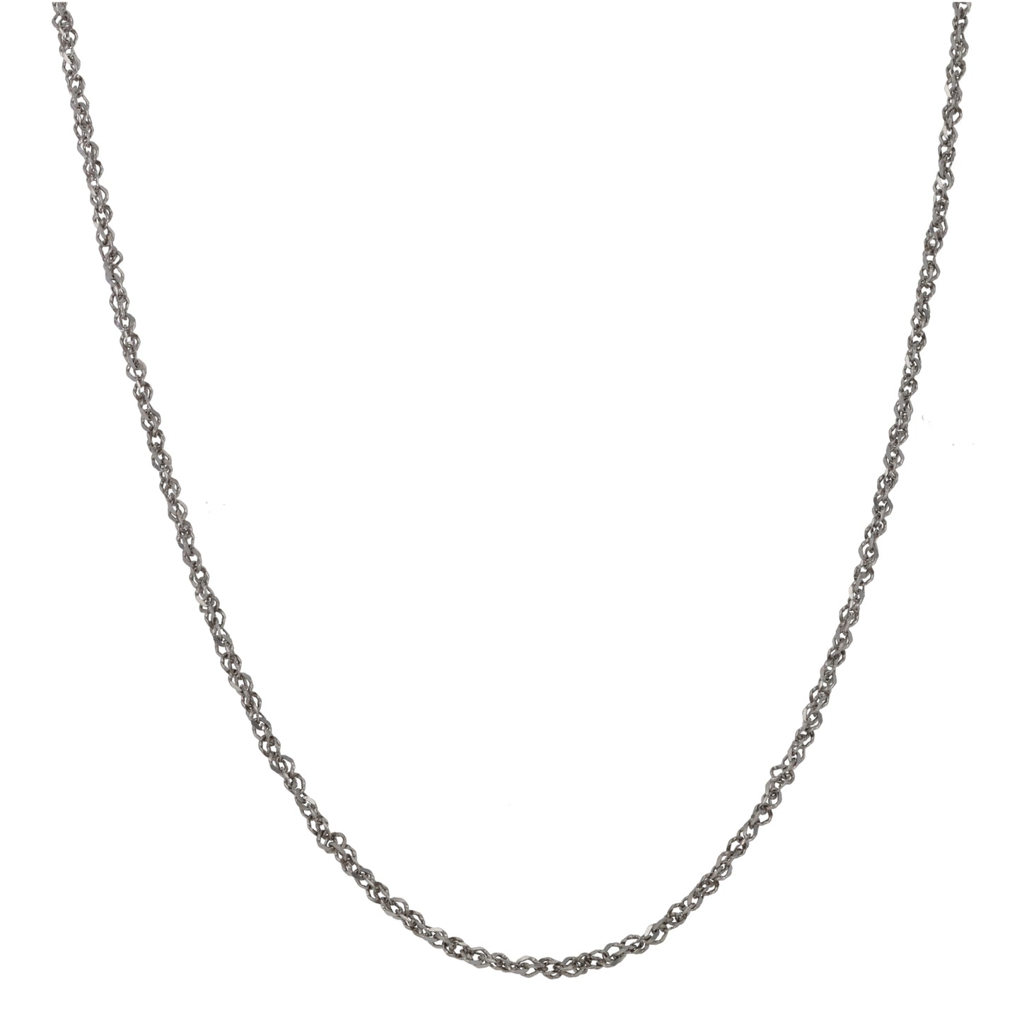 9ct White Gold Other Chain 18"