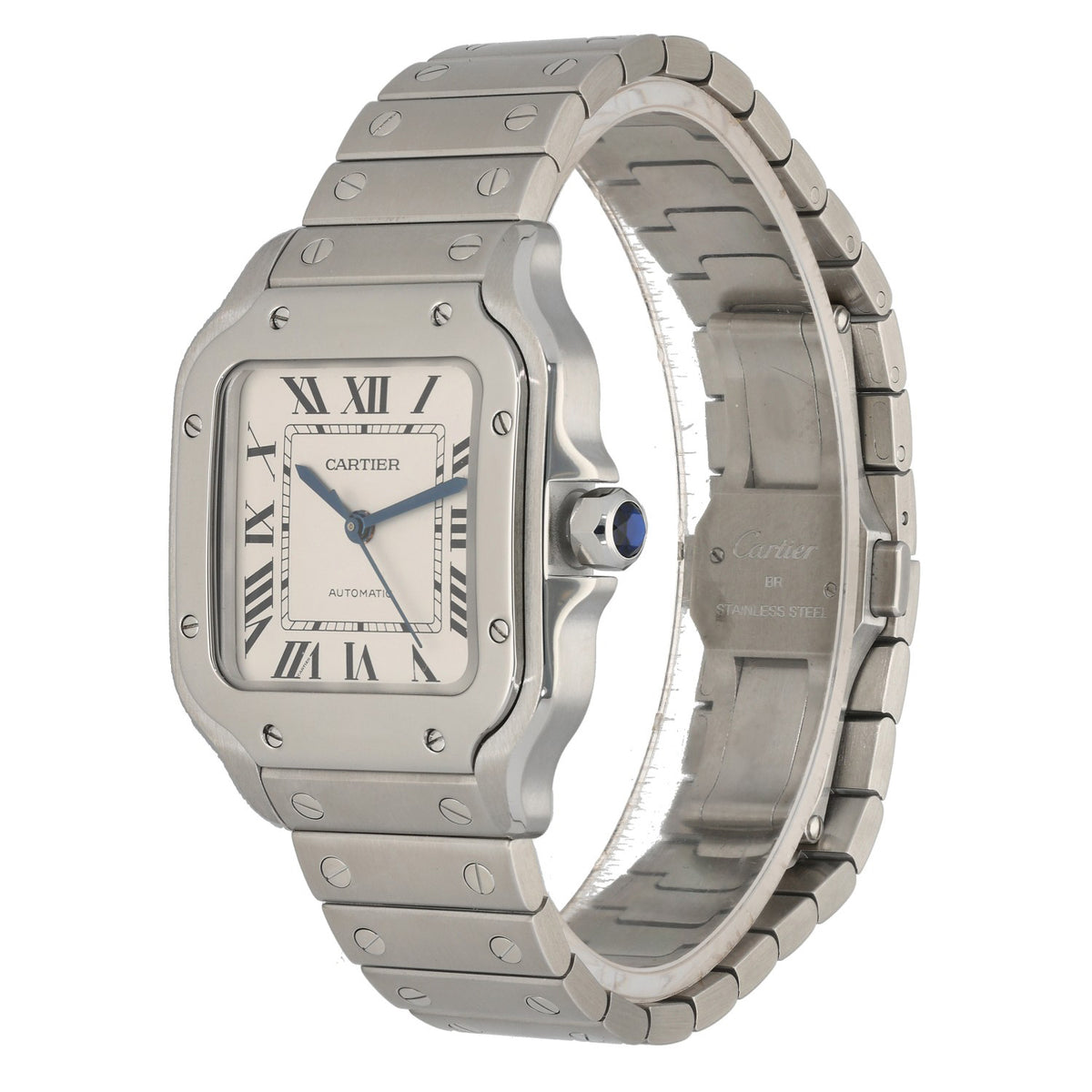 Cartier Santos De Cartier WSSA0010 35mm Stainless Steel Watch