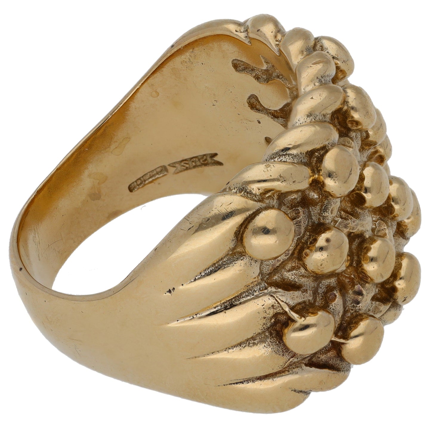 9ct Gold Keeper Ring Size V