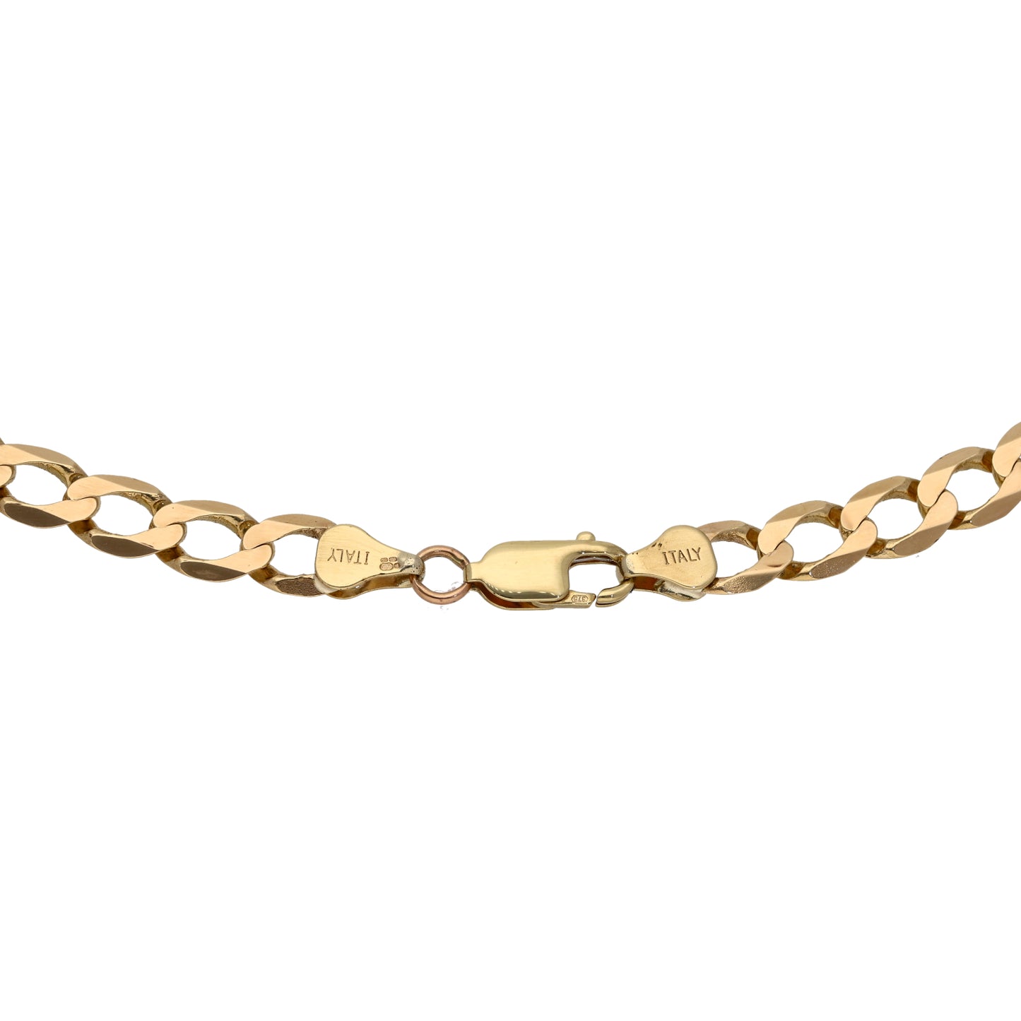 9ct Gold Curb Chain 22"