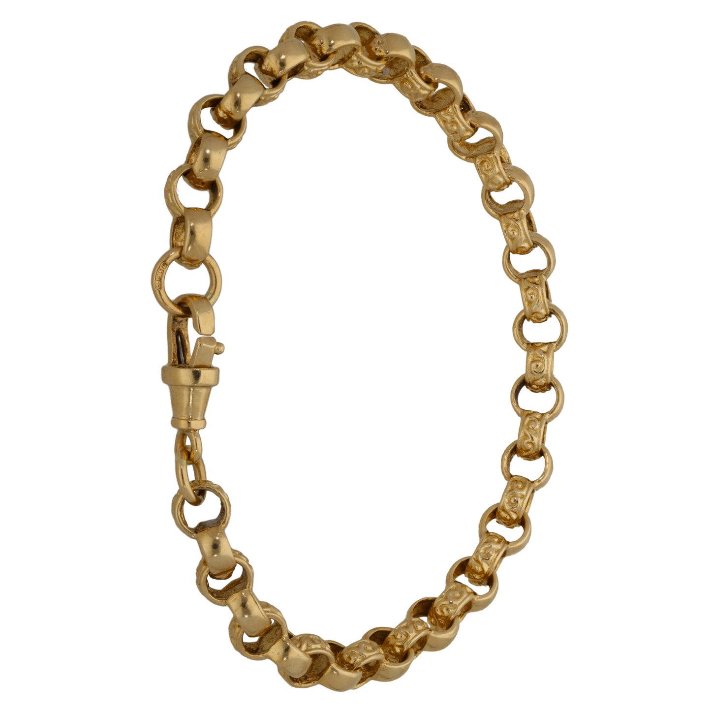 9ct Gold Belcher Bracelet