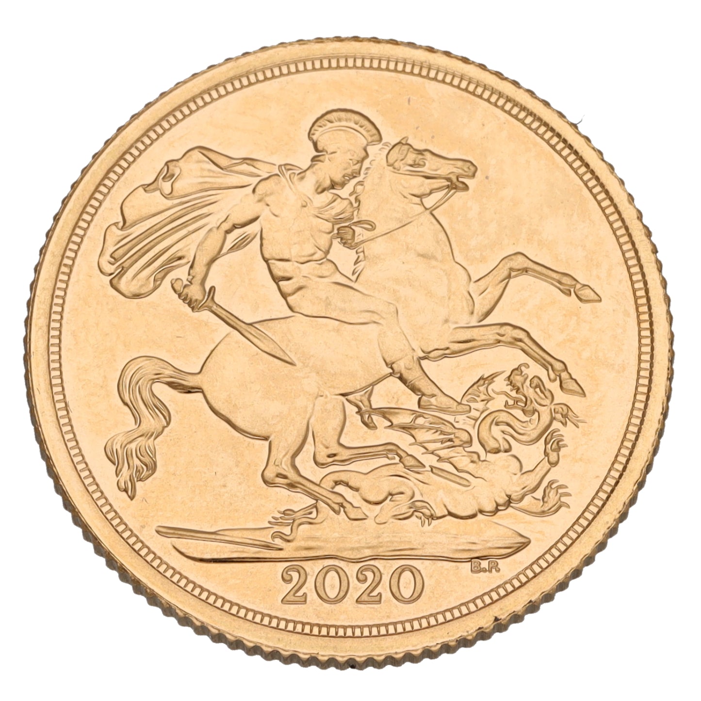 22ct Gold Queen Elizabeth II Full Sovereign Coin 2020