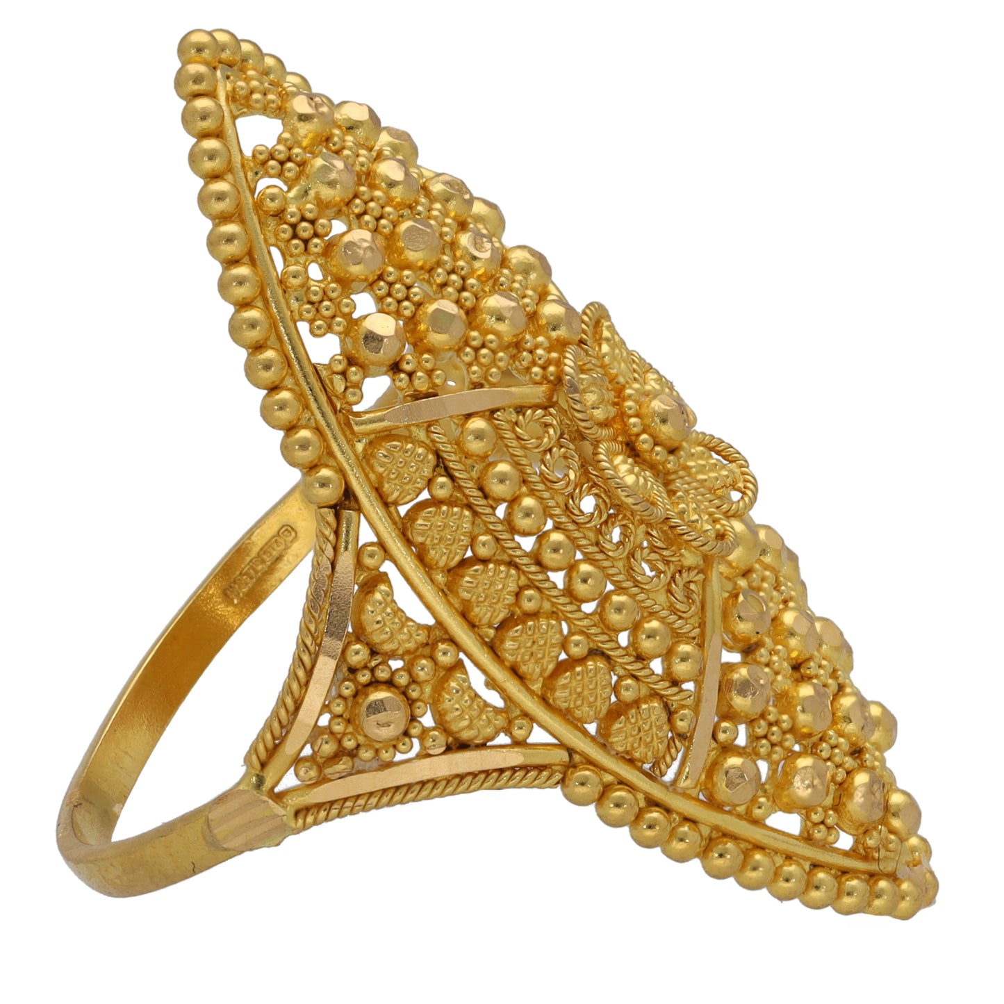 22ct Gold Alternative Ring Size Q