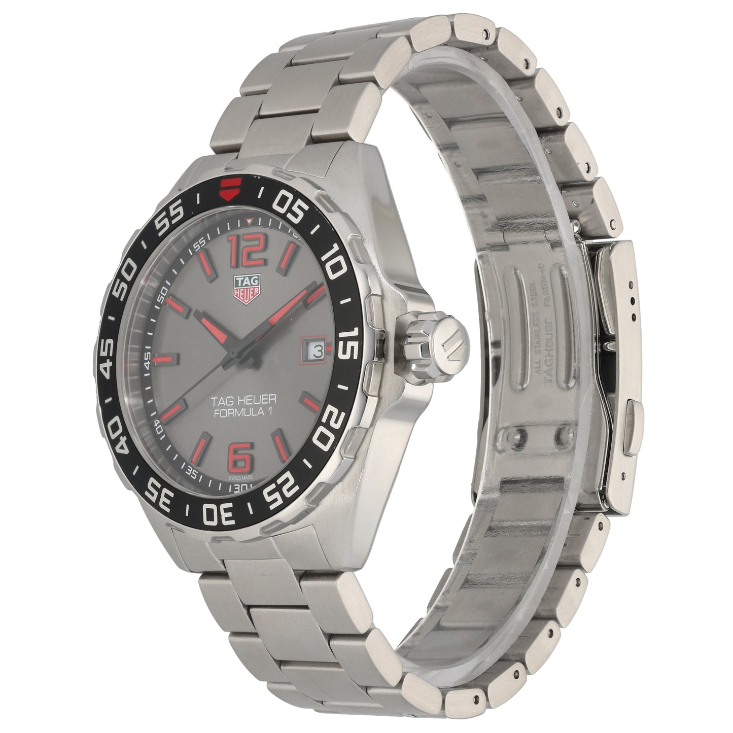Tag Heuer Formula 1 WAZ1018 43mm Stainless Steel Watch