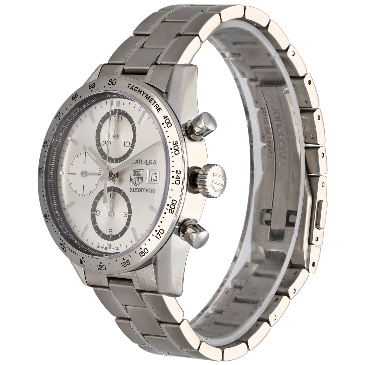 Tag Heuer Carrera CV2017-1 41mm Stainless Steel Watch