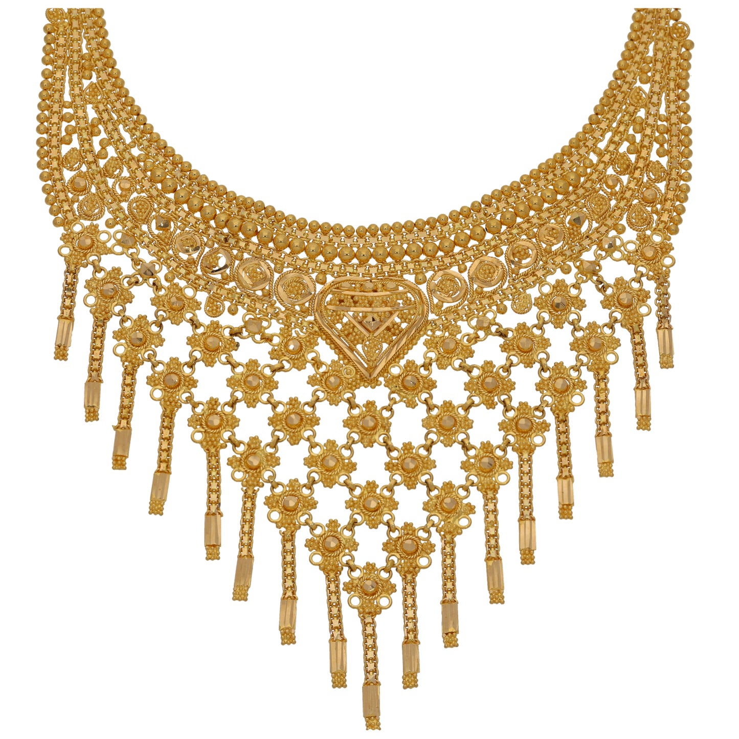 22ct Gold Fancy Necklace 16"