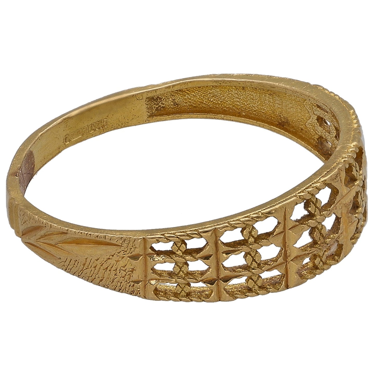22ct Gold Alternative Ring Size L