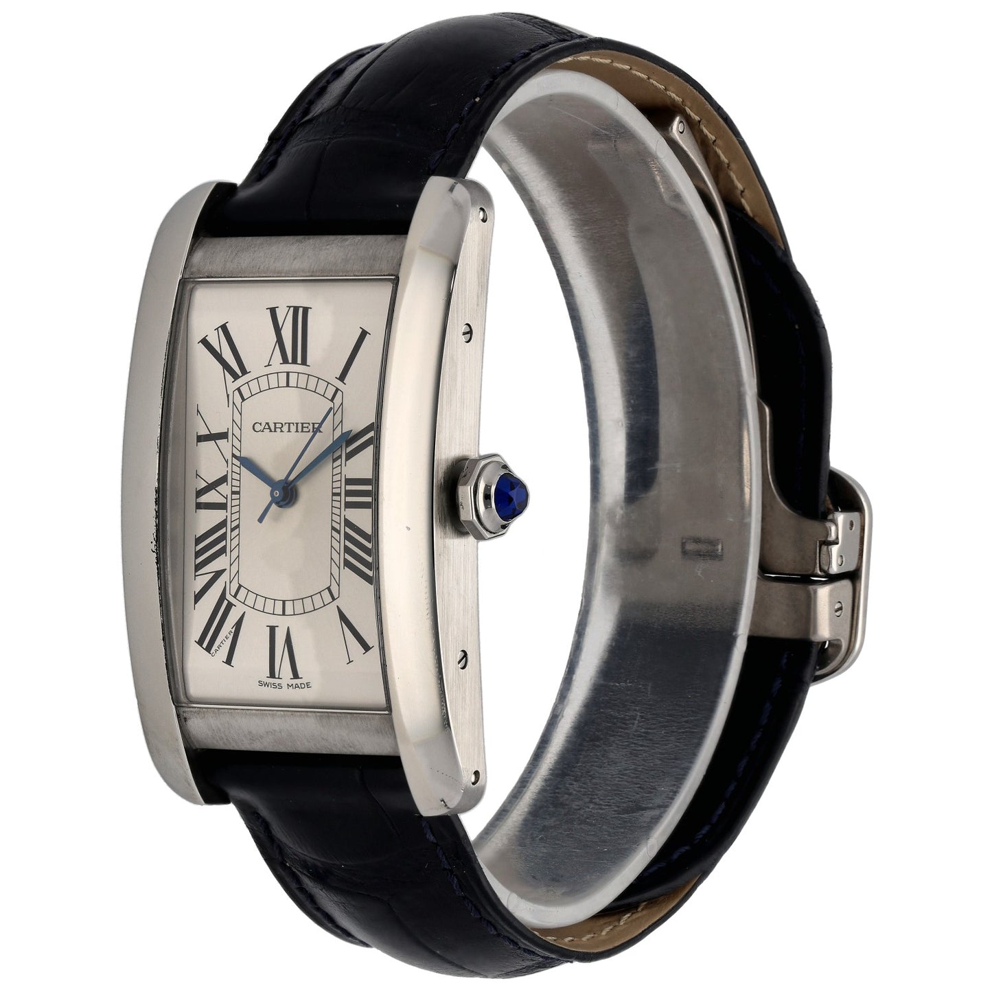 Cartier Tank Americaine WSTA0018 26.5mm Stainless Steel Watch