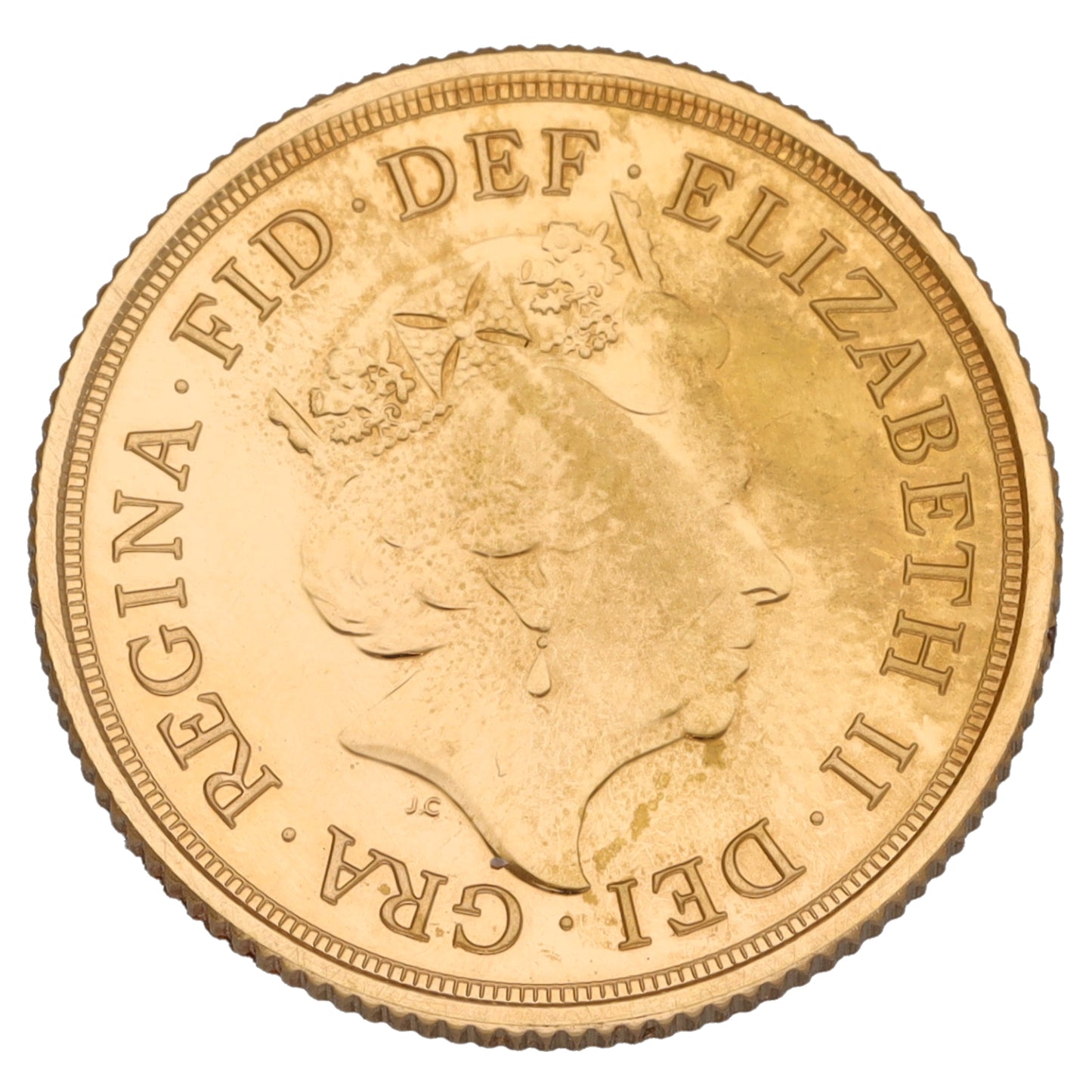 22ct Gold Queen Elizabeth II Full Sovereign Coin 2021