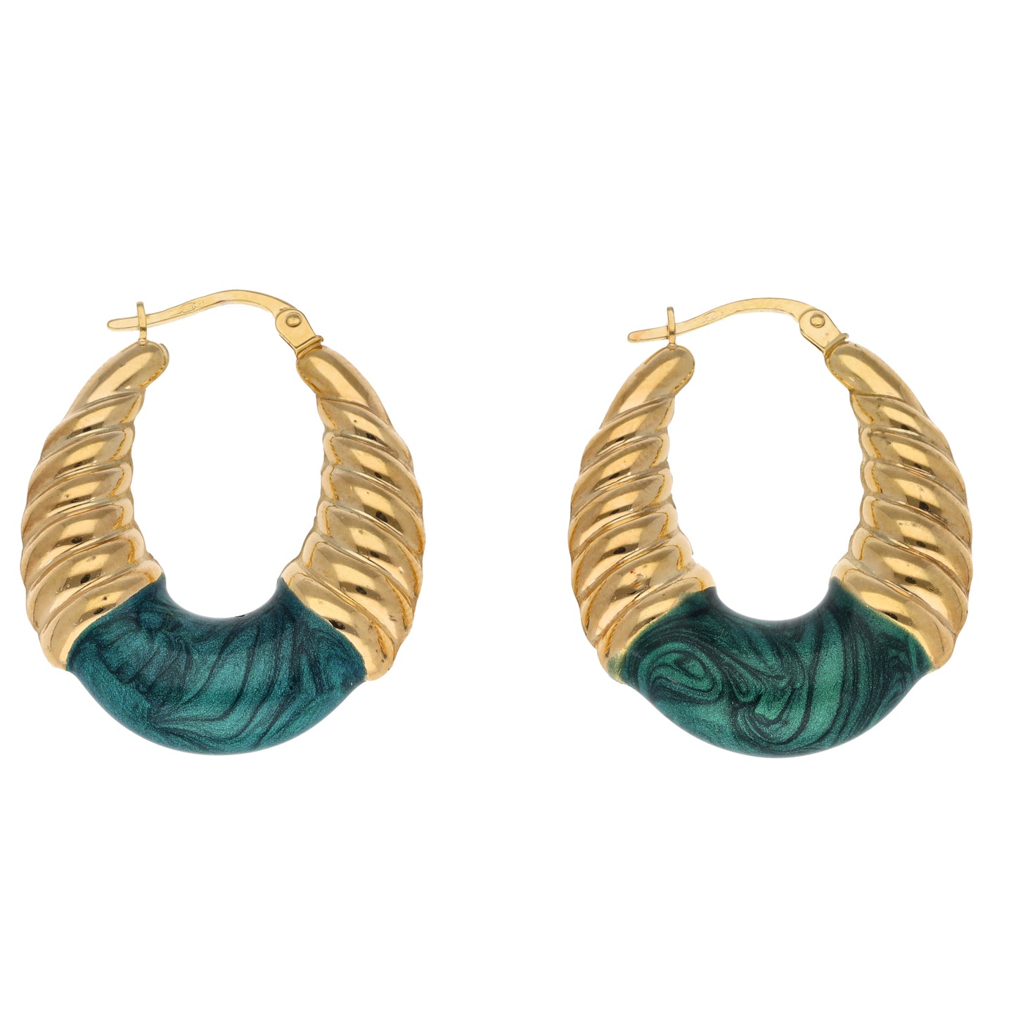 9ct Gold Creole Earrings