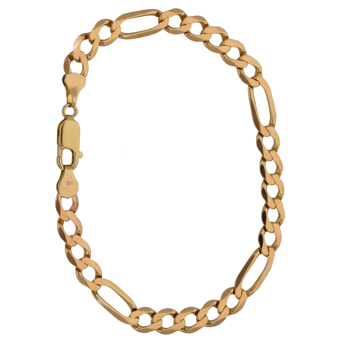 9ct Gold Figaro Bracelet