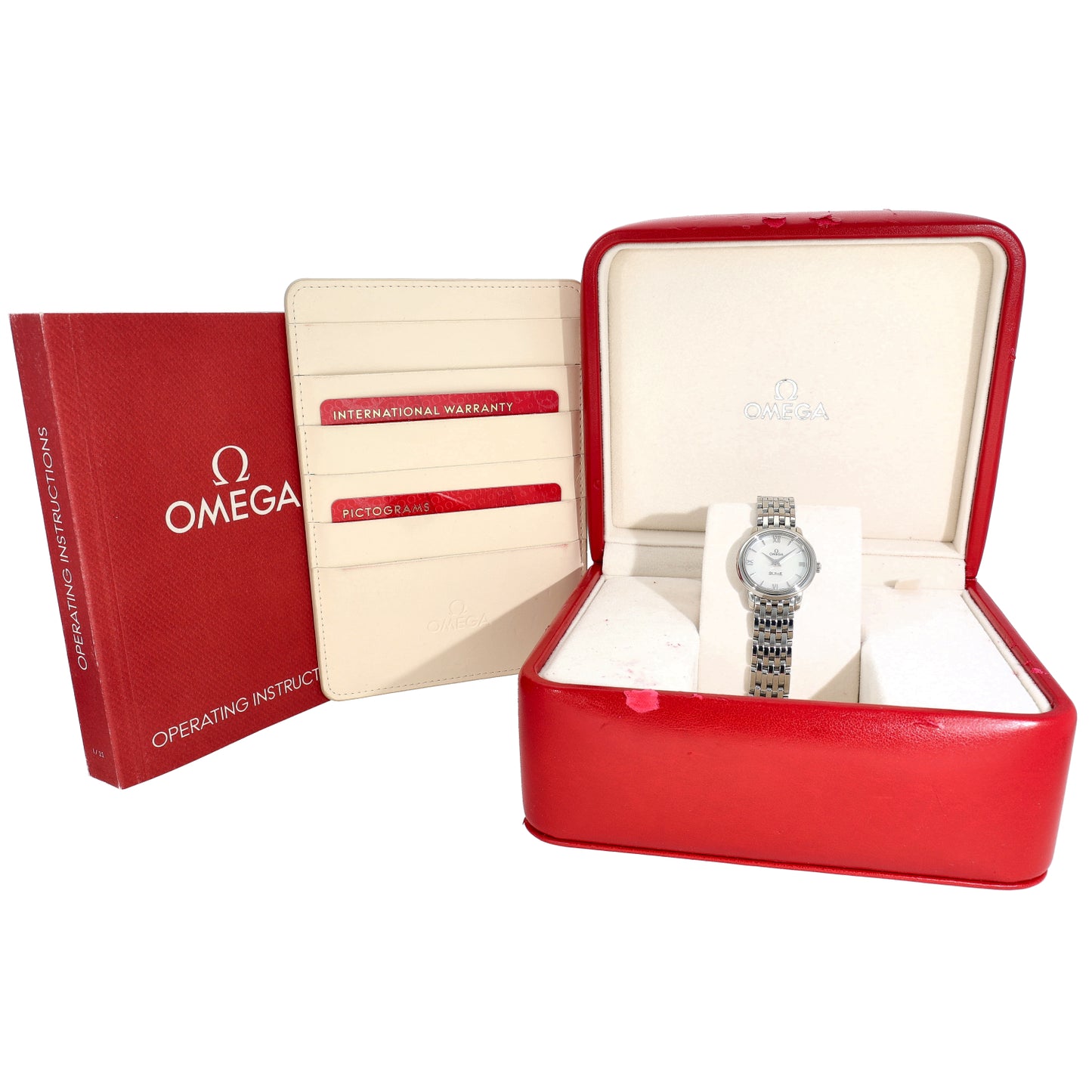 Omega De Ville 424.10.24.60.05.001 24mm Stainless Steel Watch