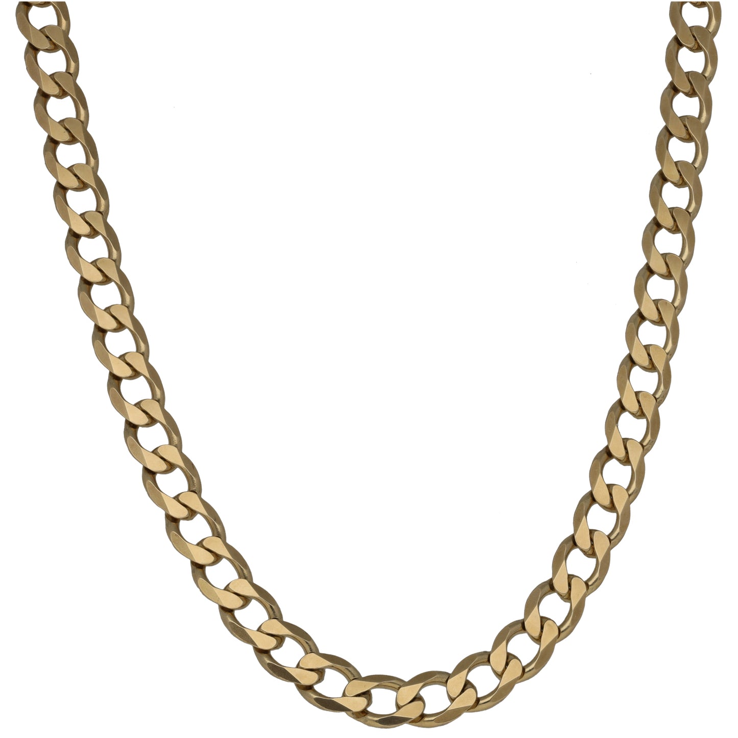 9ct Gold Curb Chain 20"