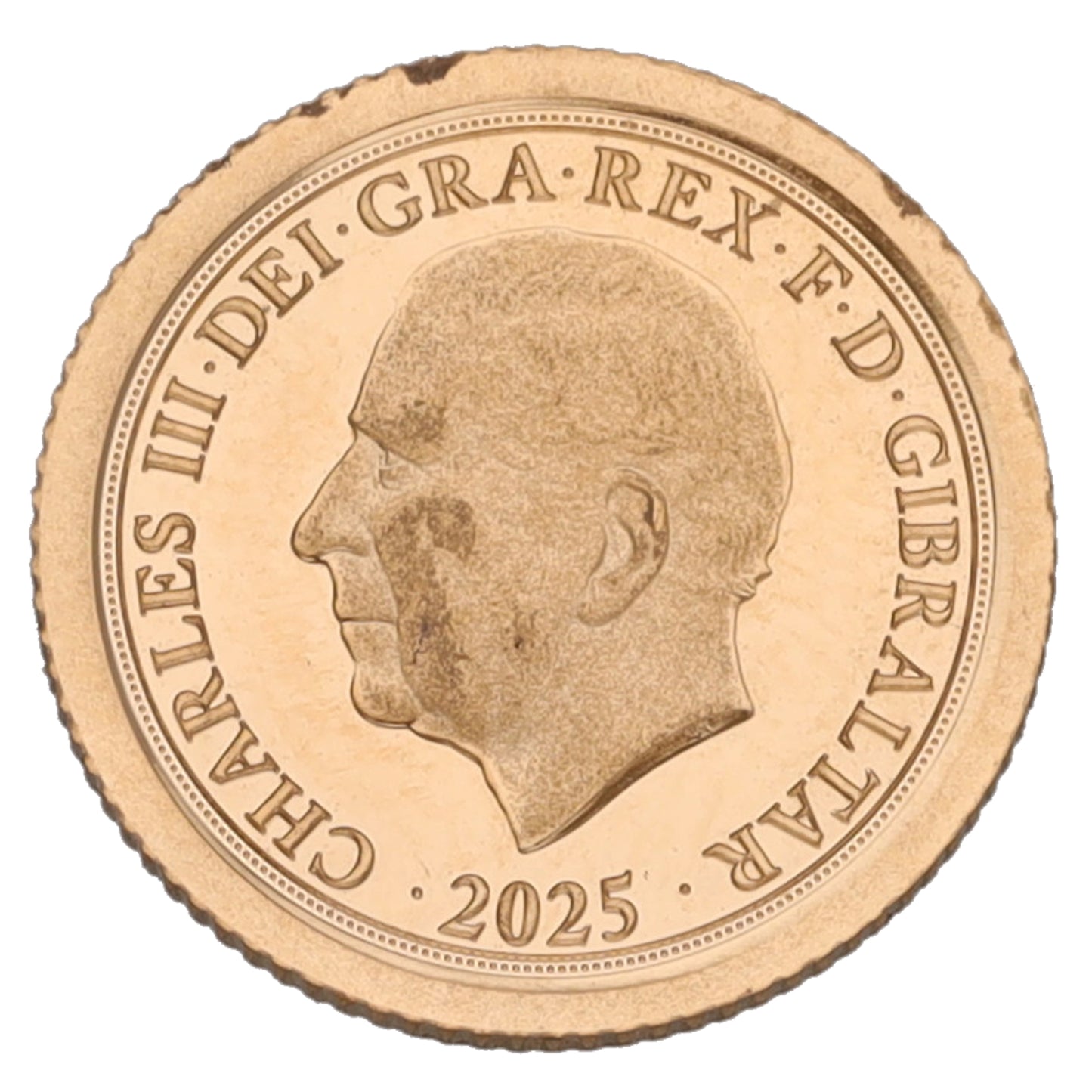 22ct Gold King Charles III Eighth Sovereign Coin 2025