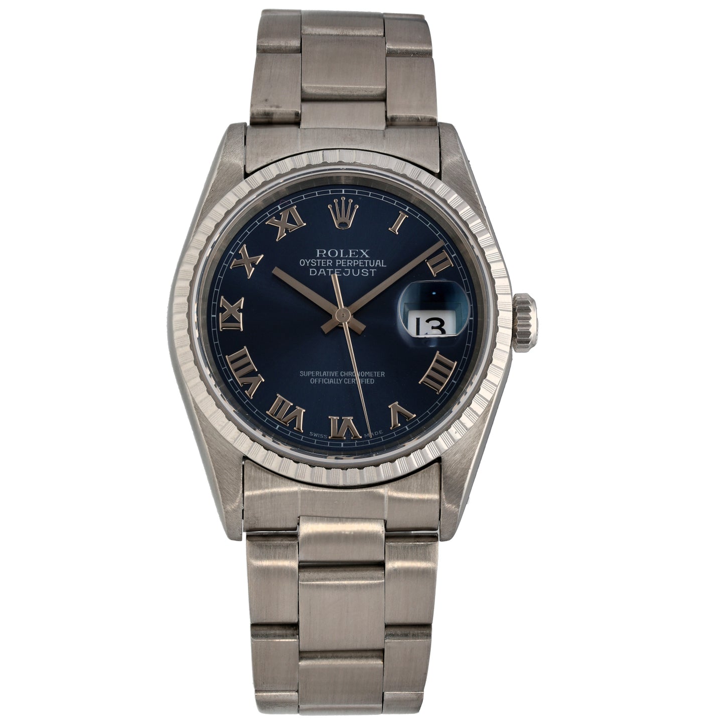 Rolex Datejust 16220 36mm Stainless Steel Watch
