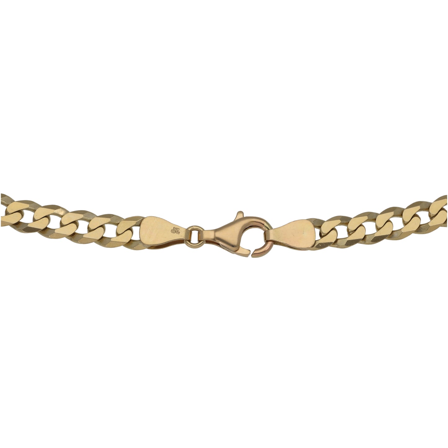 9ct Gold Curb Chain 22"