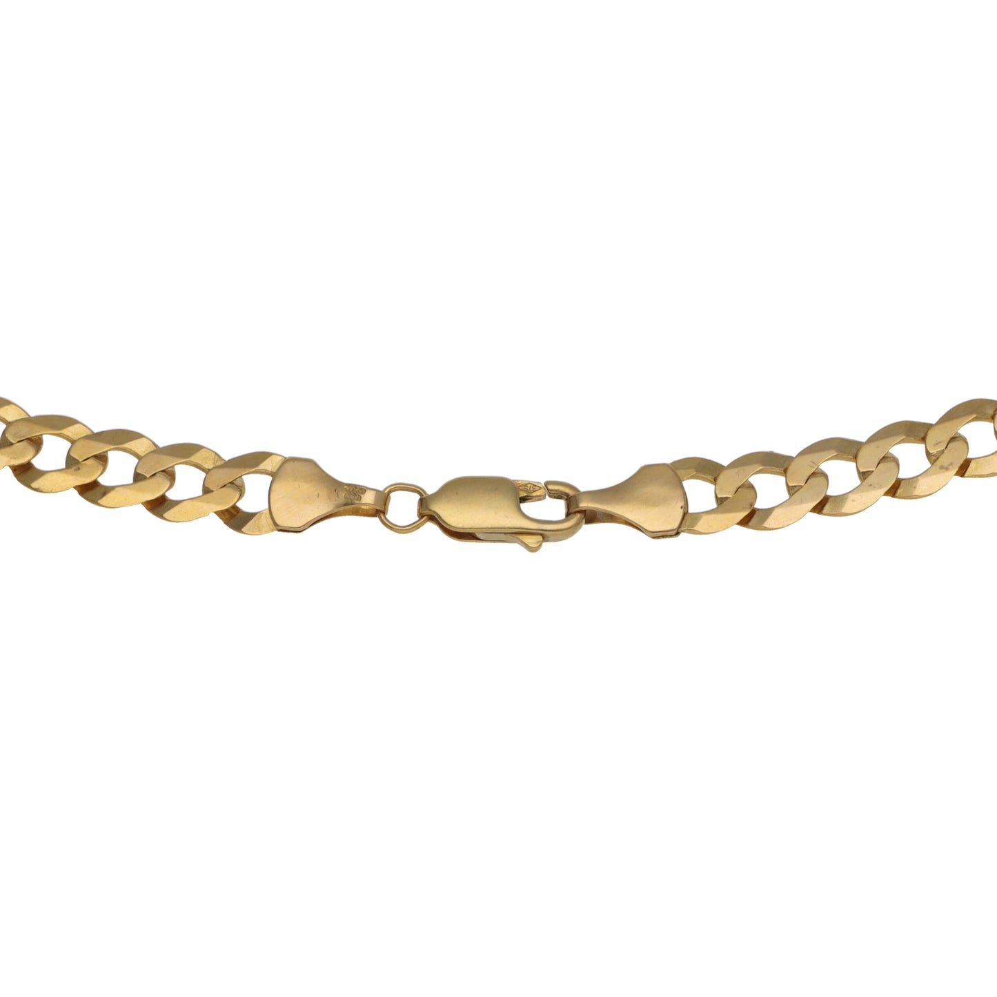 9ct Gold Curb Chain 20"
