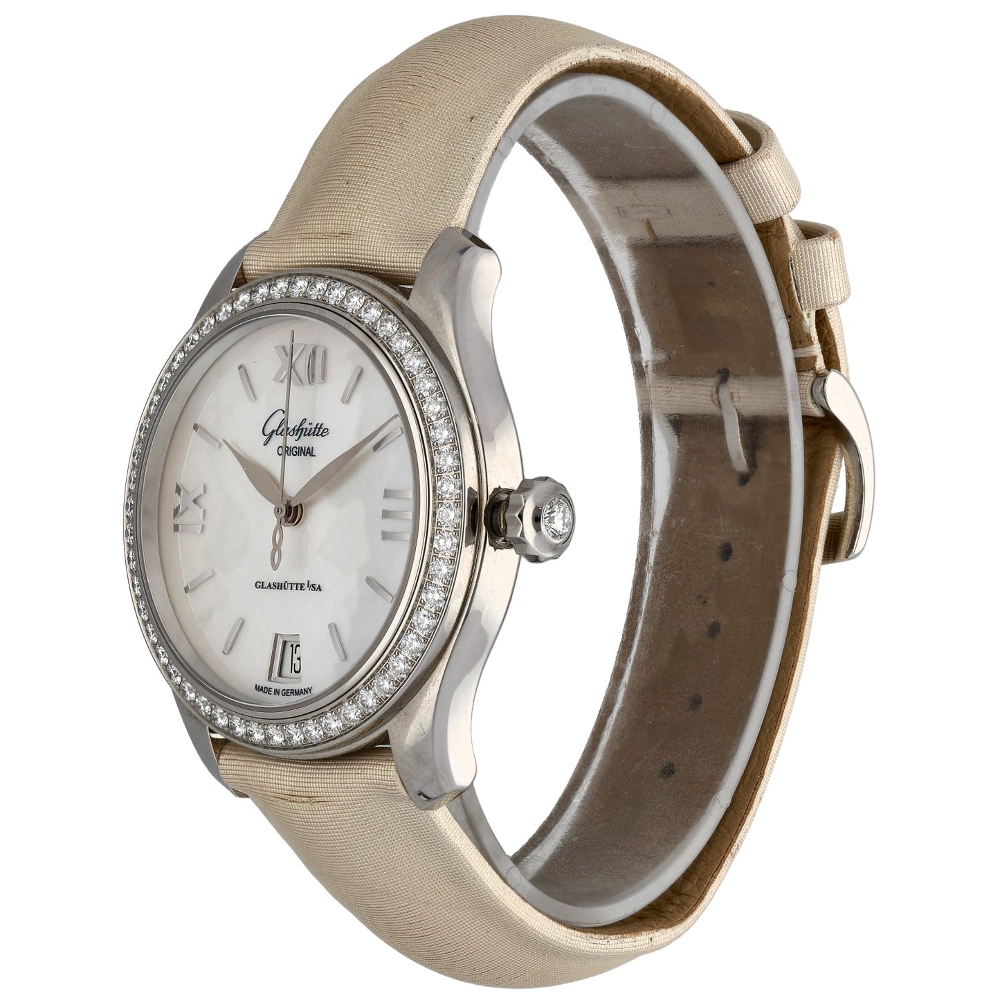 Glashütte Original Lady Serenade 1.39.22.08.22.44 36mm Stainless Steel Watch