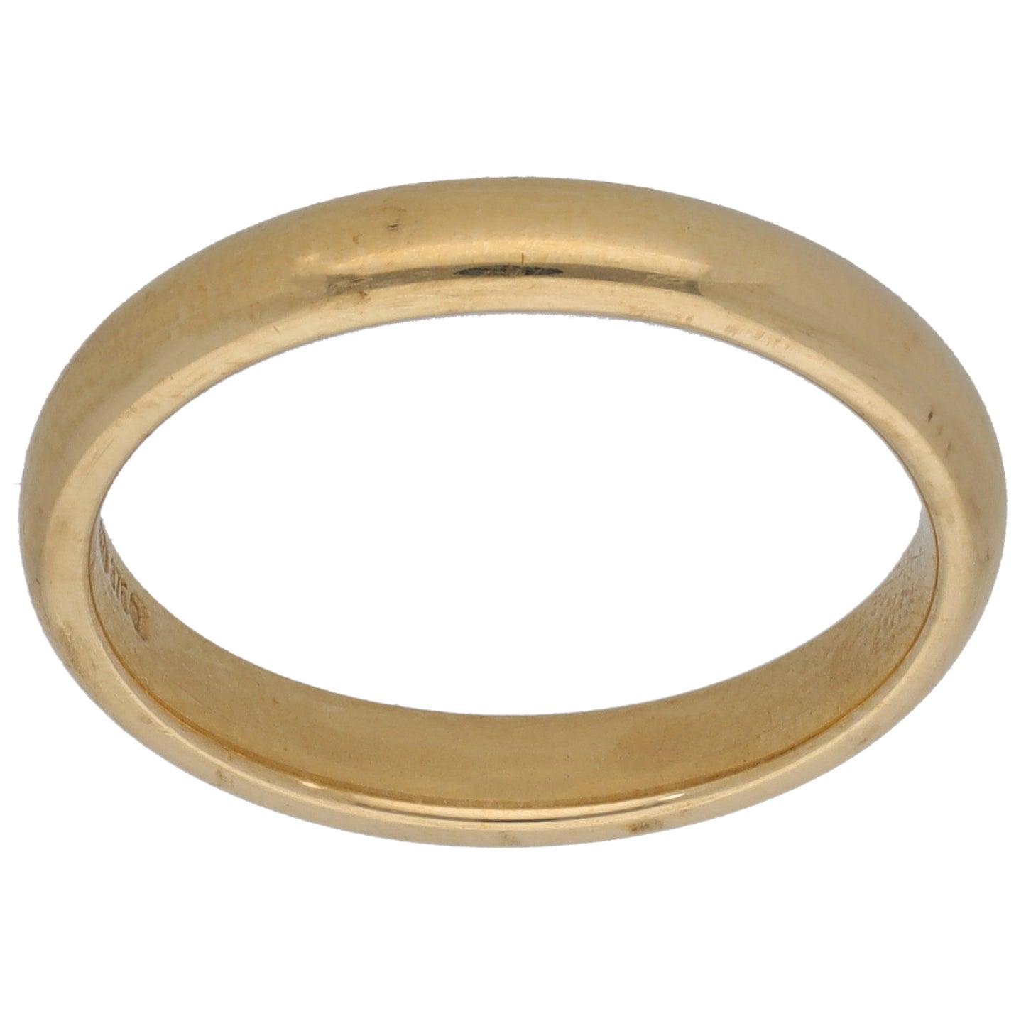 9ct Gold Plain Wedding Ring Size K