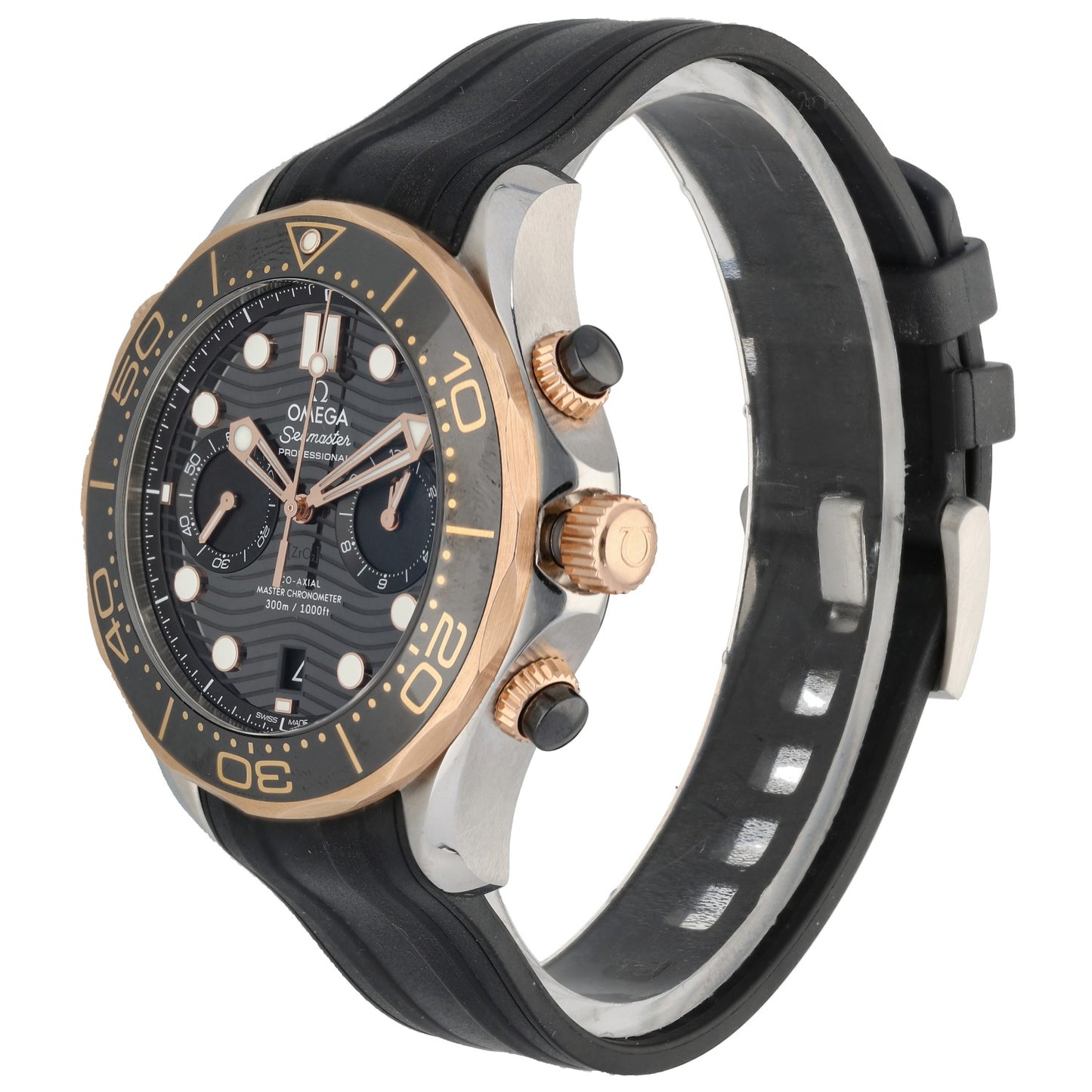 Omega Seamaster Diver 210.22.44.51.01.001 44mm Bi-Colour Watch (Ex-Display)