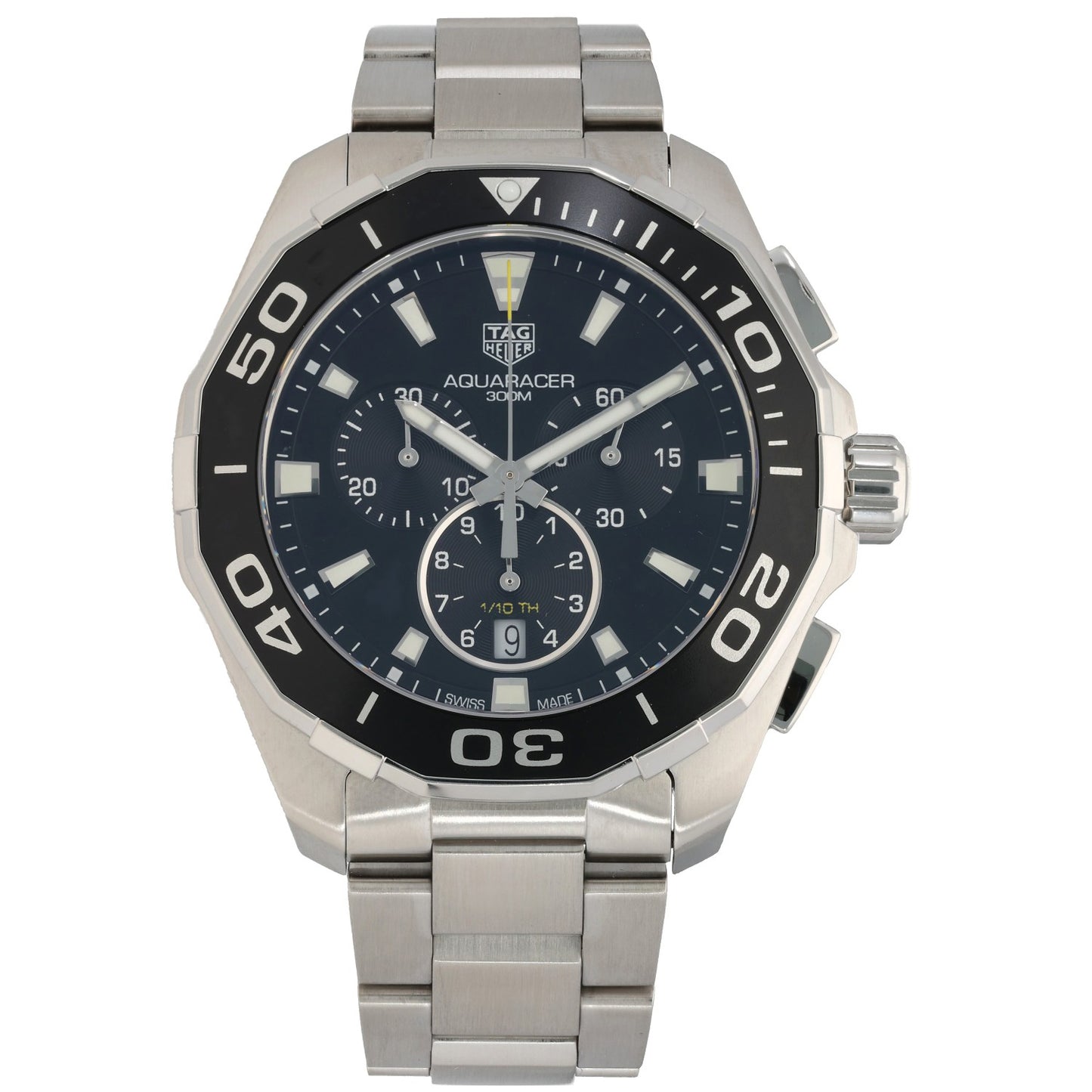 Tag Heuer Aquaracer CAY111A 43mm Stainless Steel Watch
