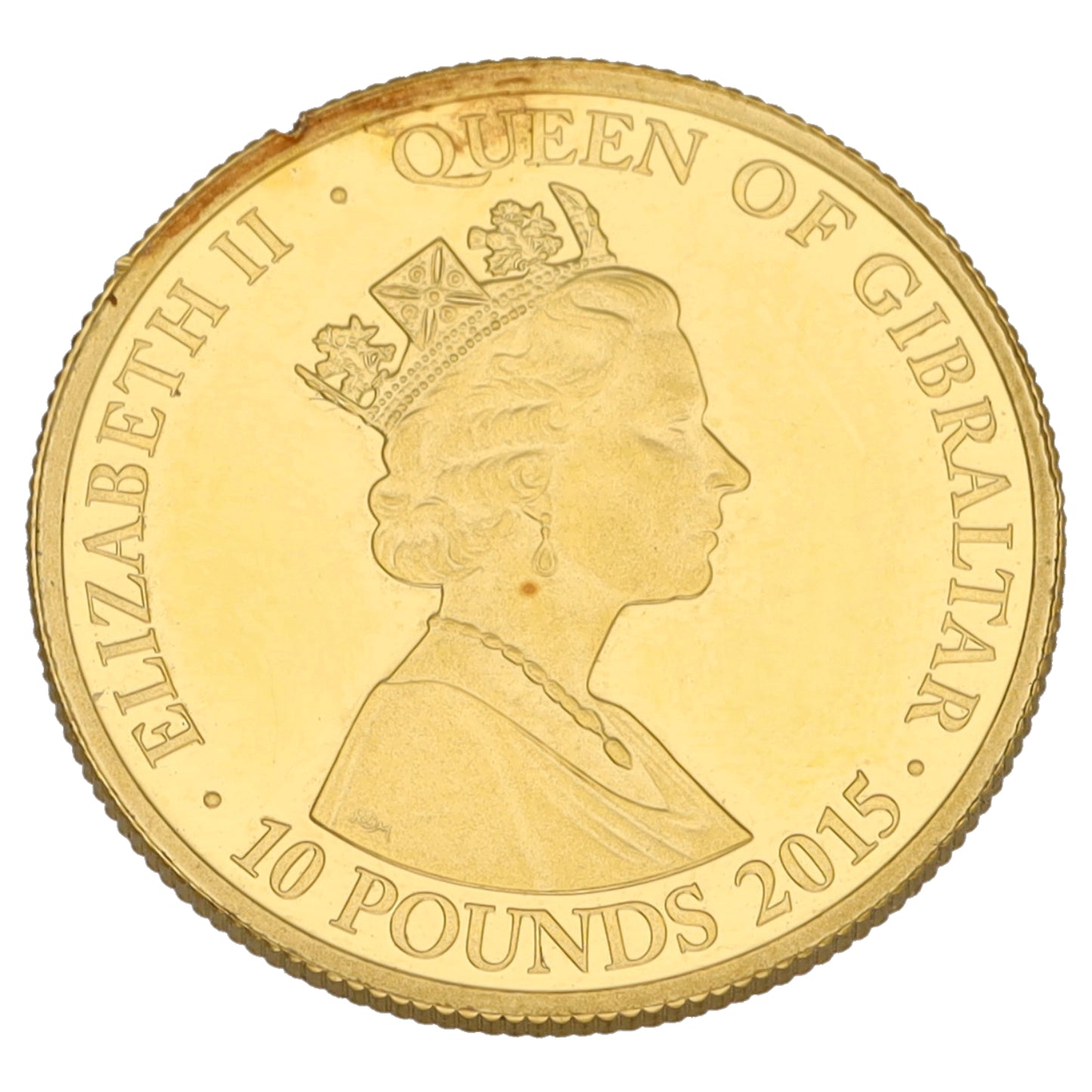 22ct Gold Sir Winston Leonard Spencer Churchill 1/10 OZ Coin 2015