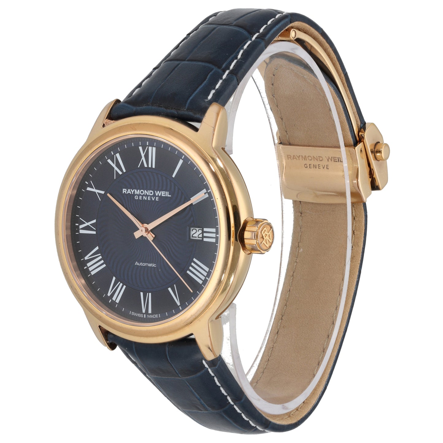 Raymond Weil Maestro 2237 40mm Gold Plated Watch