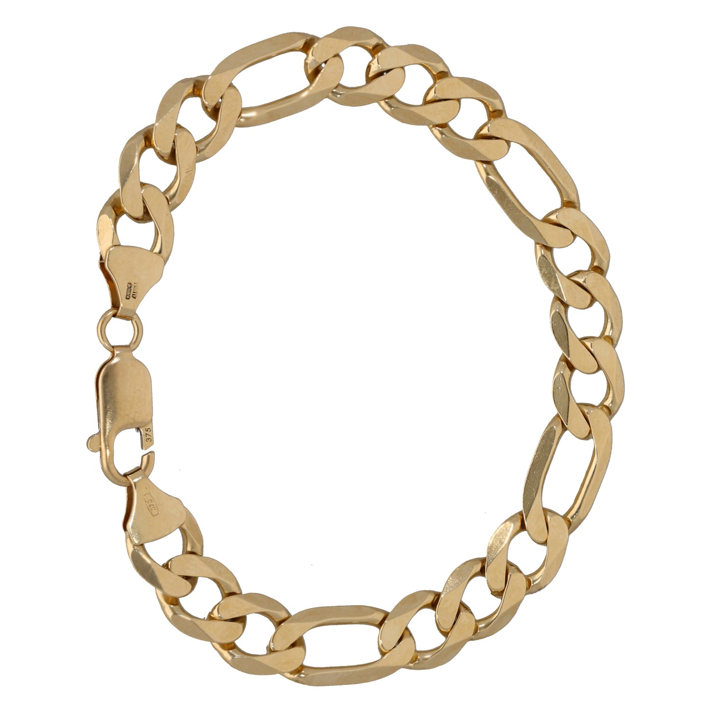 9ct Gold Figaro Bracelet