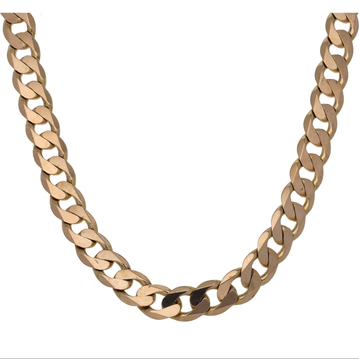 9ct Gold Curb Chain 26"
