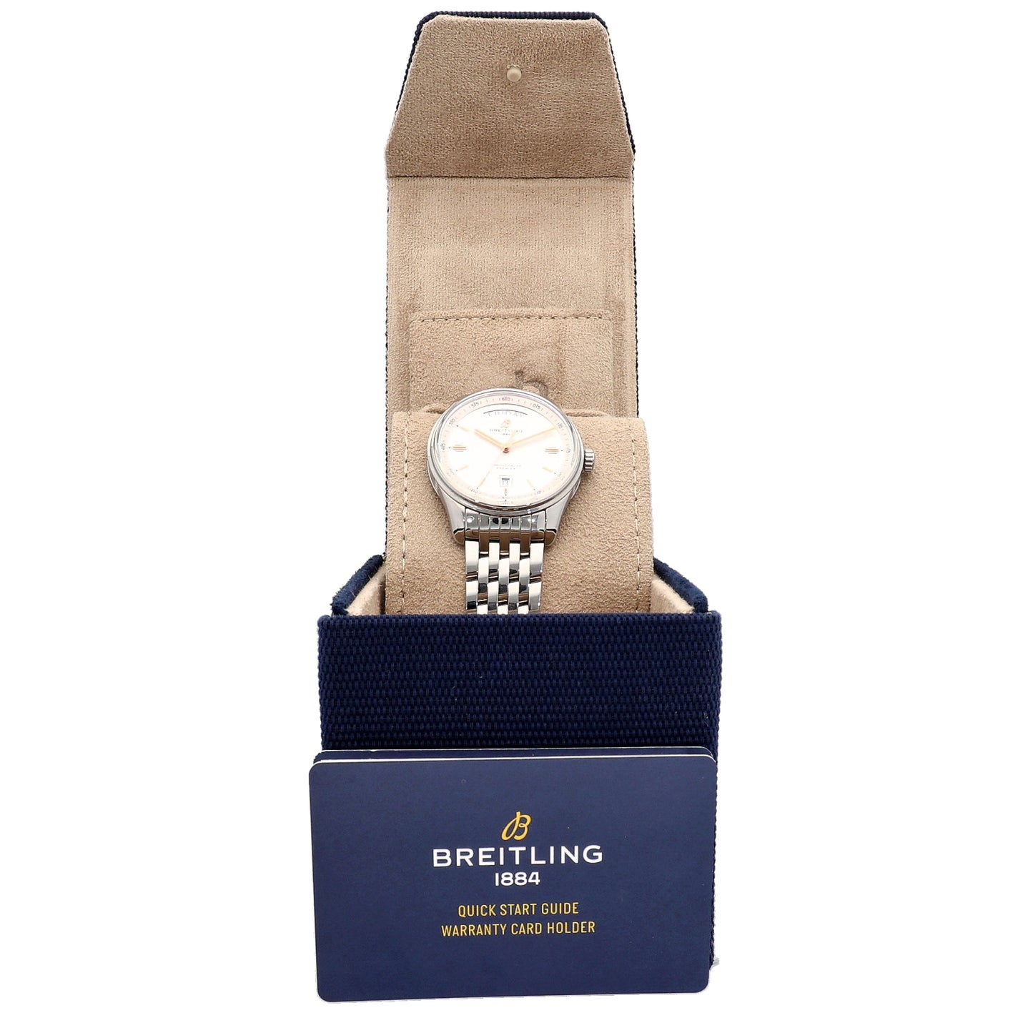 Breitling Premier Day-Date A45340 40mm Stainless Steel Watch