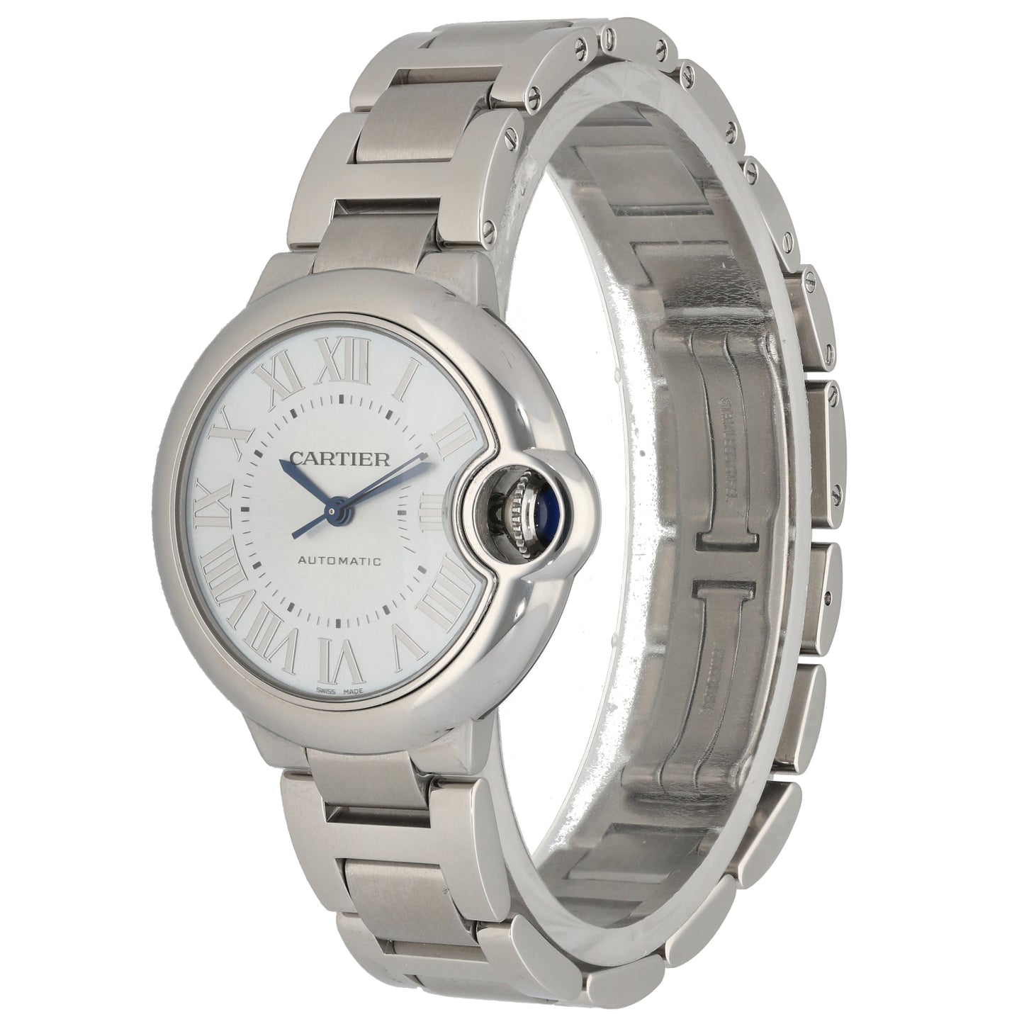 Cartier Ballon Bleu De Cartier WSBB0062 33mm Stainless Steel Watch
