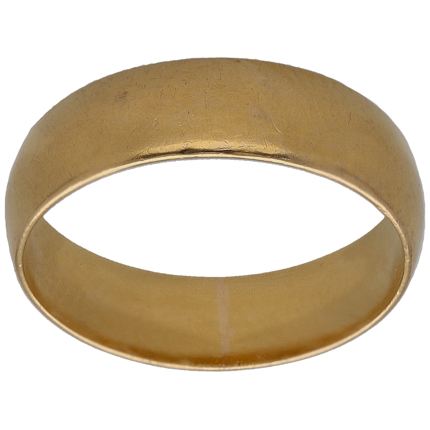 22ct Gold Plain Wedding Ring Size K