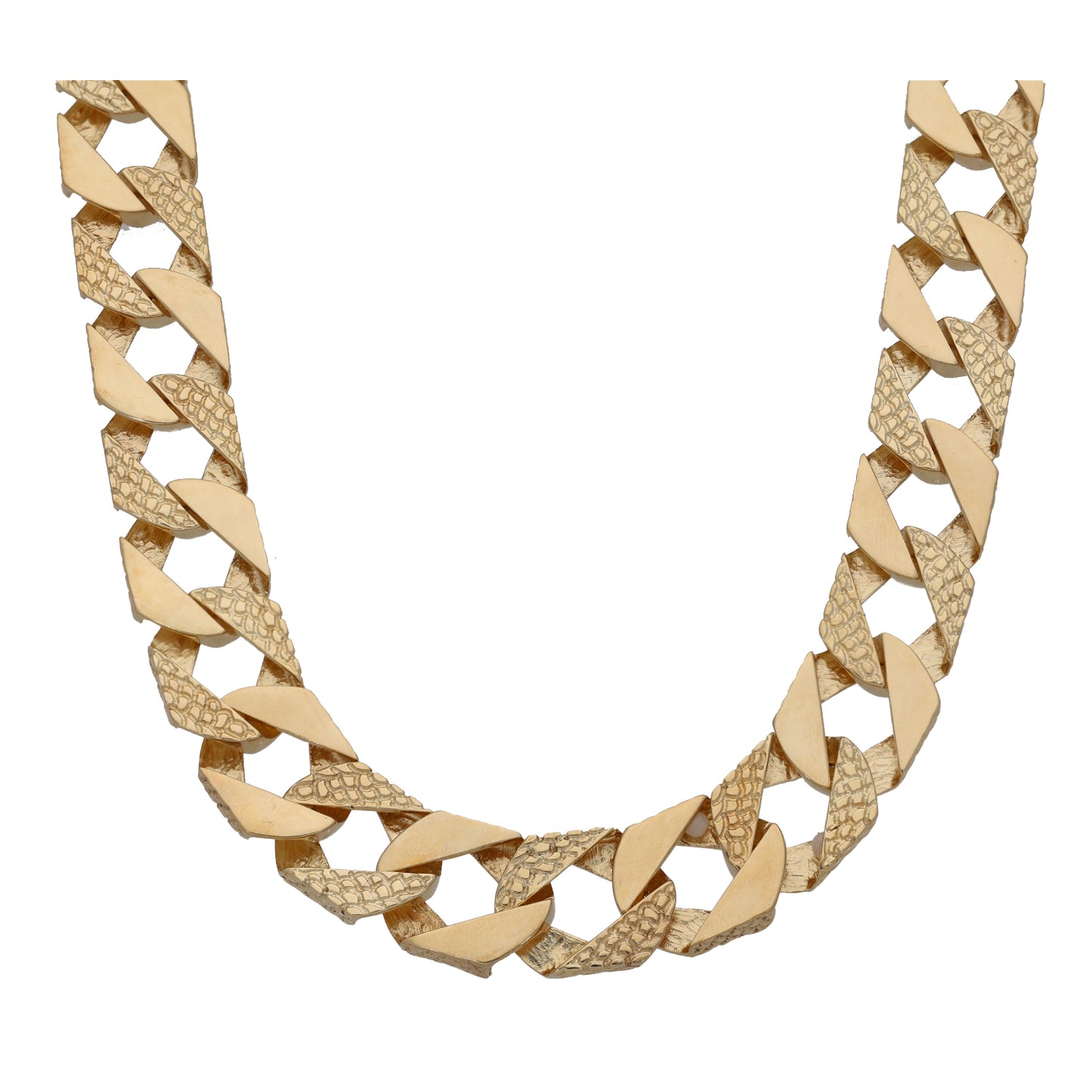 9ct Gold Curb Chain 20"