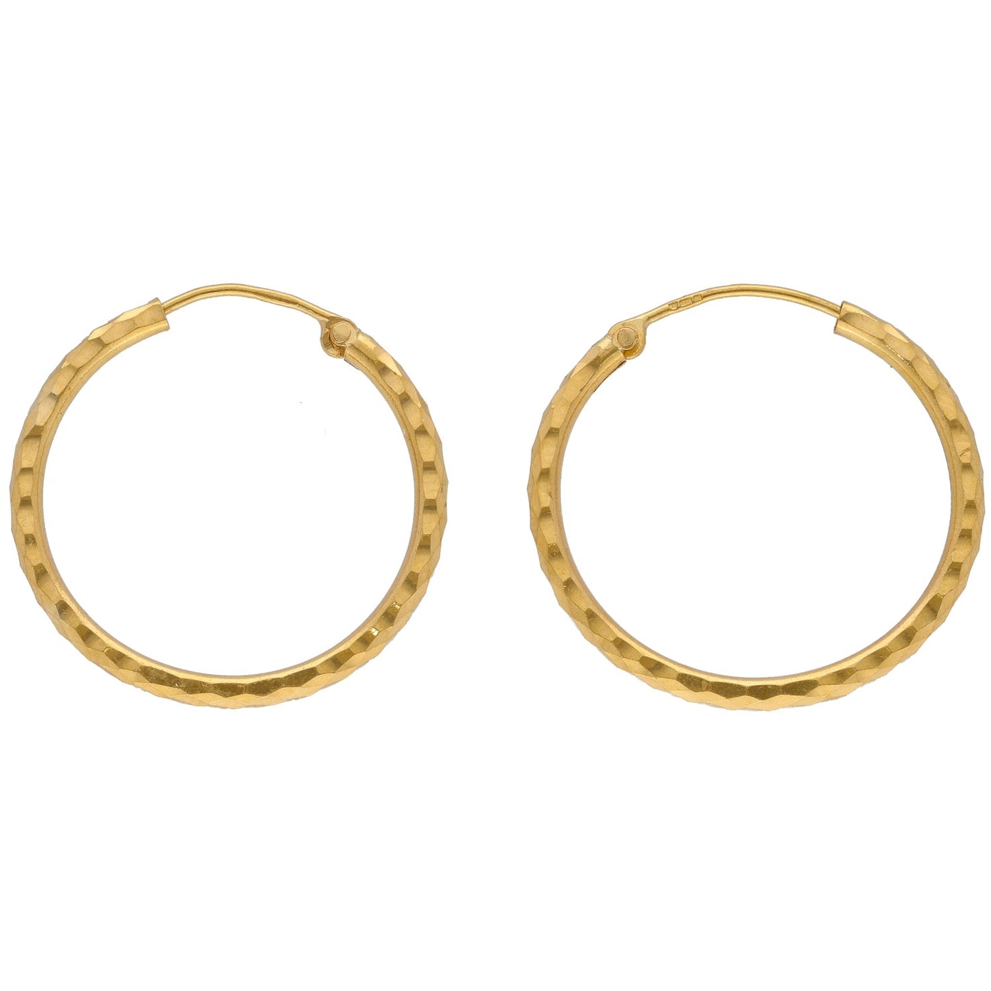 22ct Gold Hoop Earrings