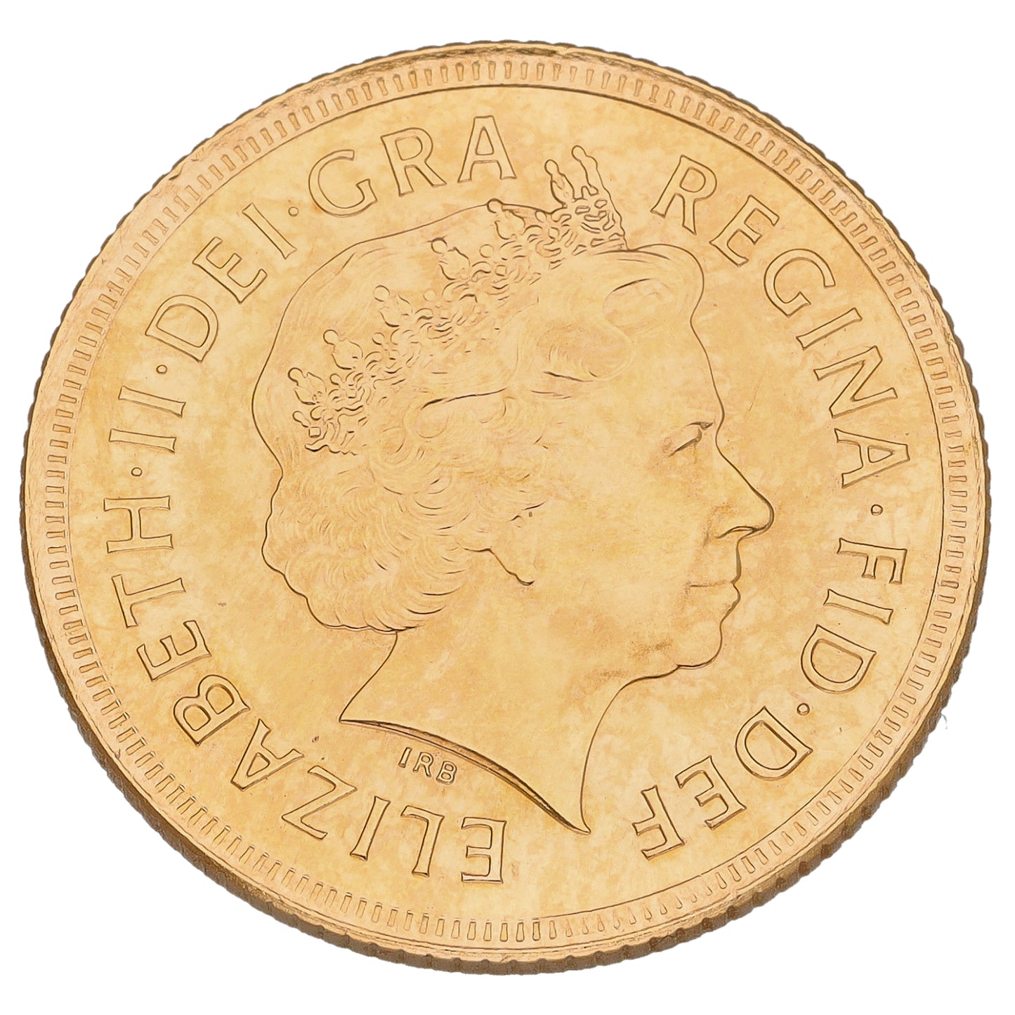 22ct Gold Queen Elizabeth II Full Sovereign Coin 2000