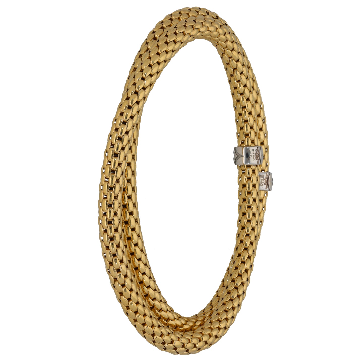 18ct Bicolour Gold Set of Bangles