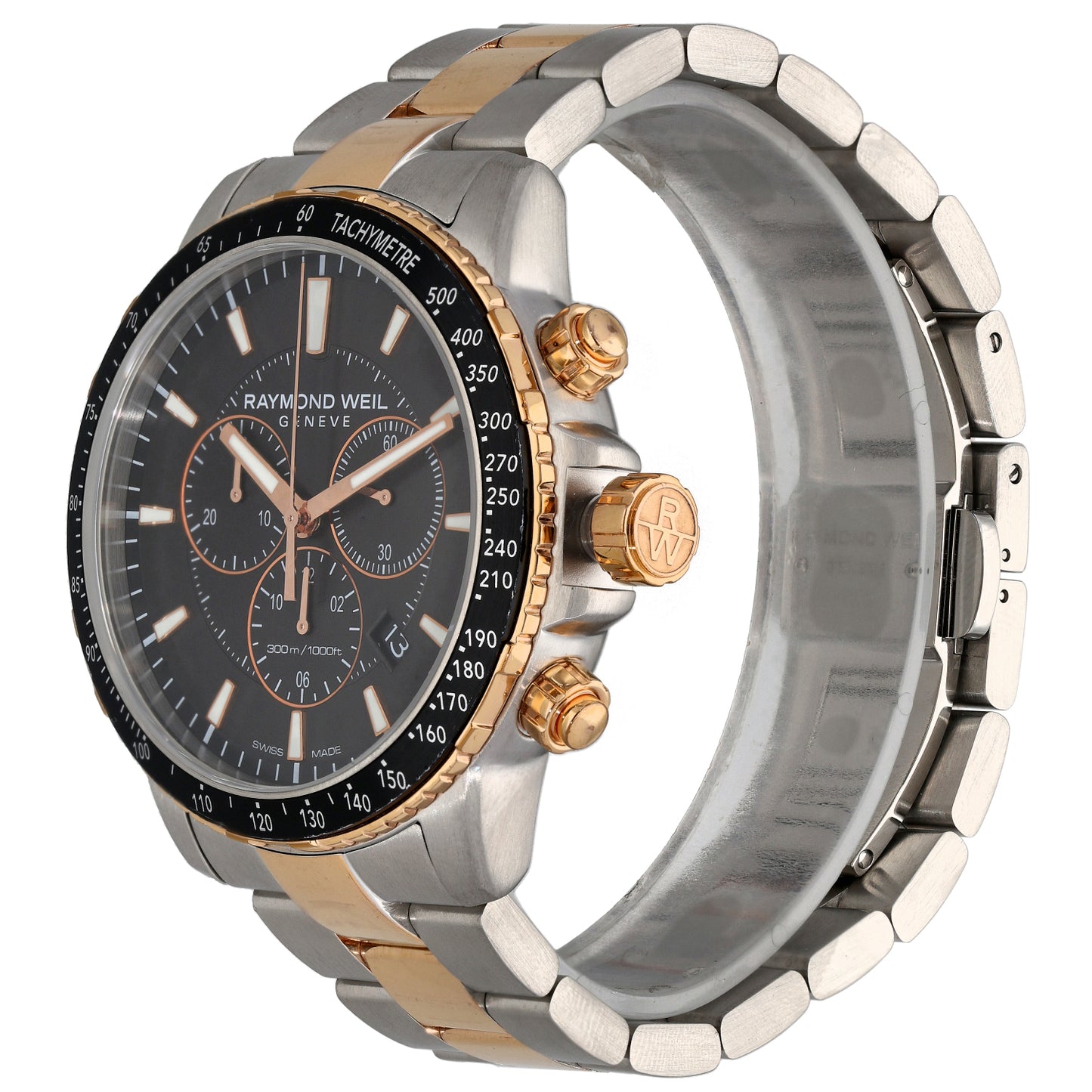 Raymond Weil Tango 8570 43mm Bi-Colour Watch