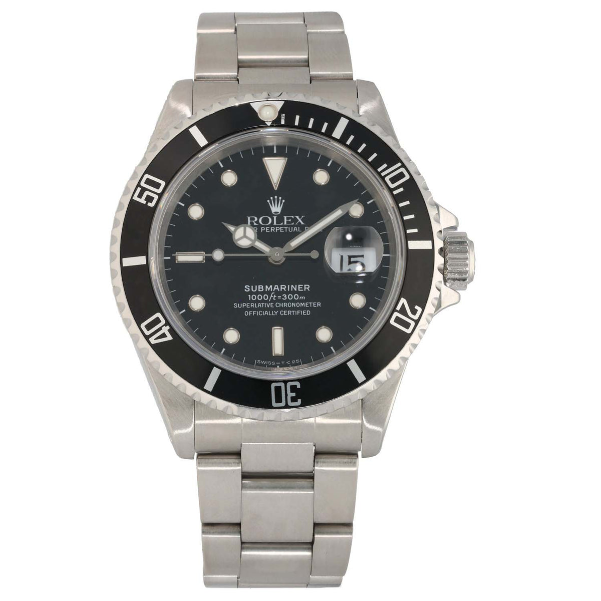 Rolex Submariner 16610 40mm Stainless Steel Watch