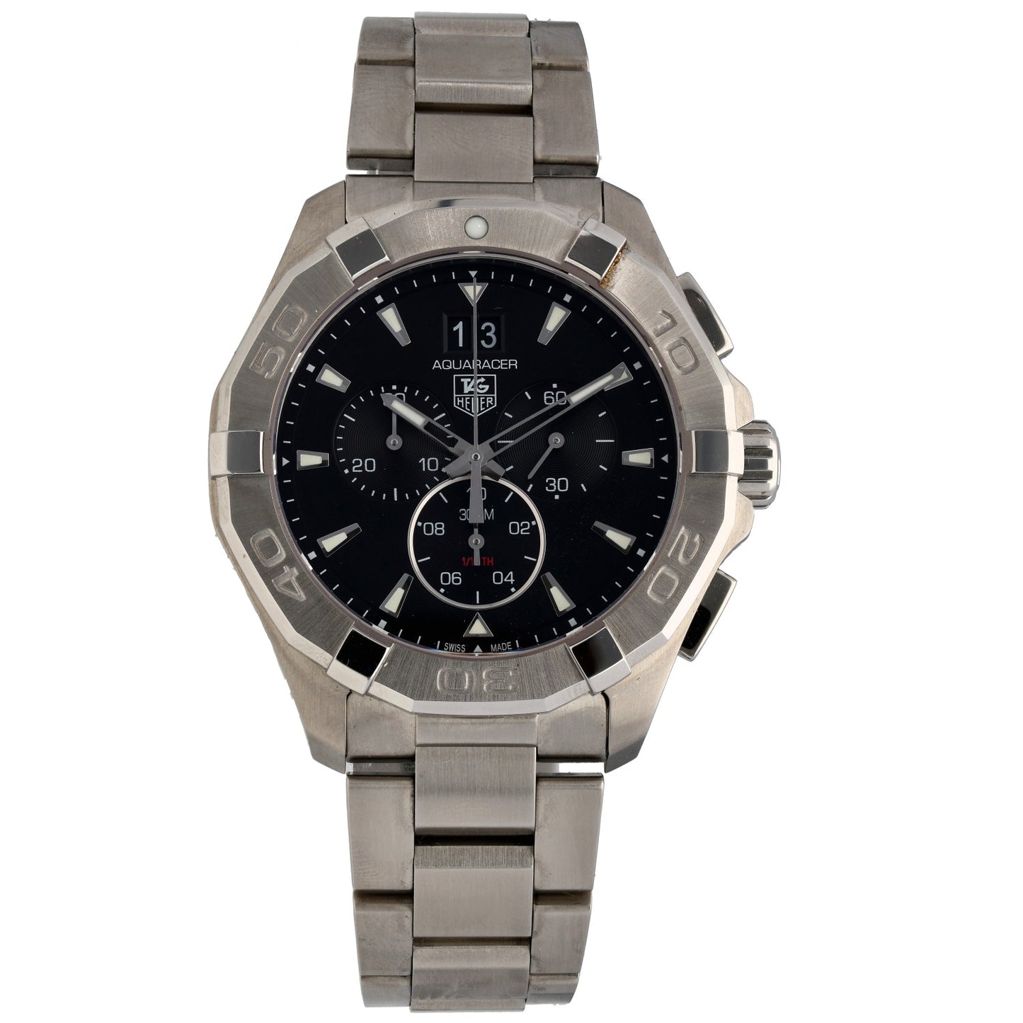 Tag Heuer Aquaracer CAN1010 43mm Stainless Steel Watch