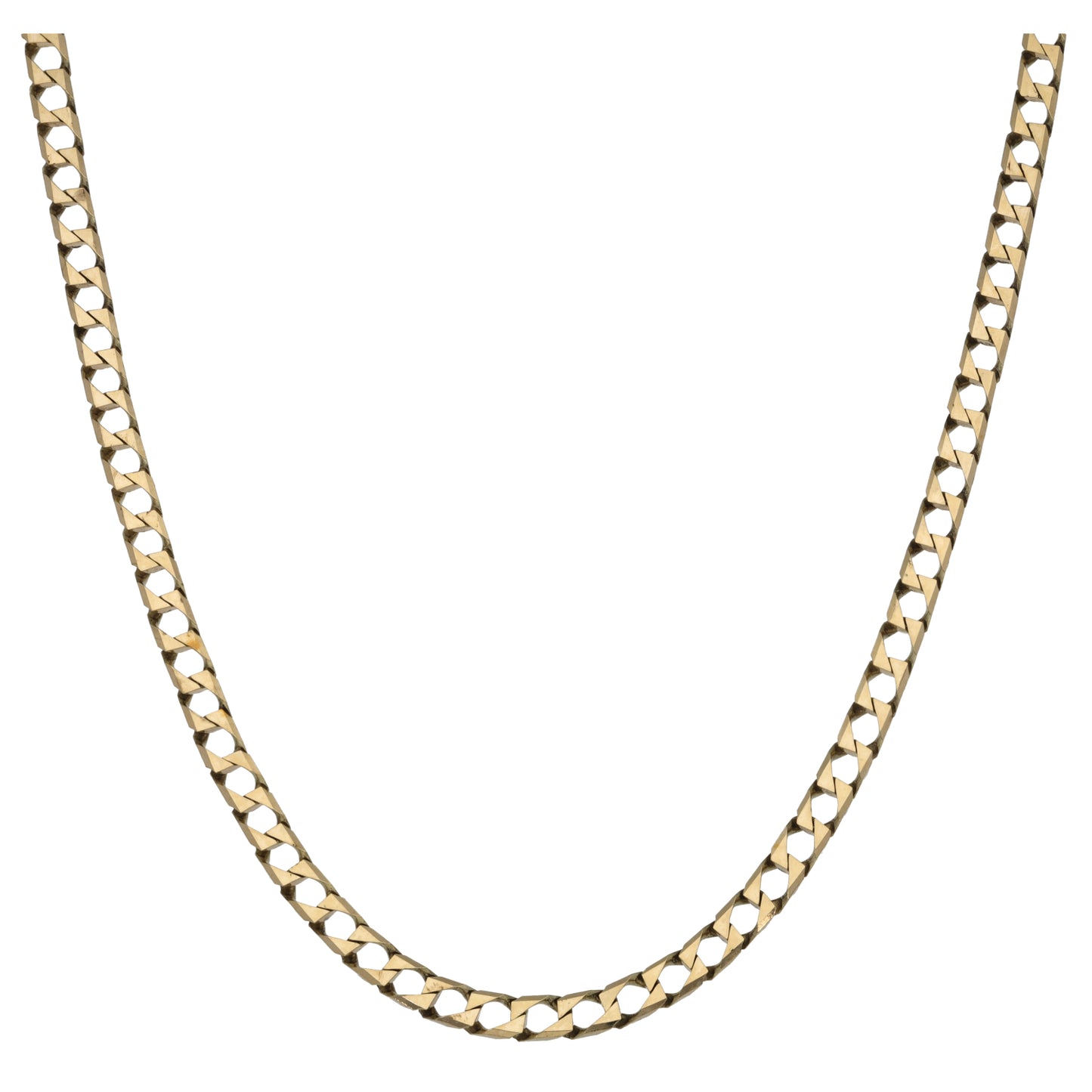9ct Gold Curb Chain 20"