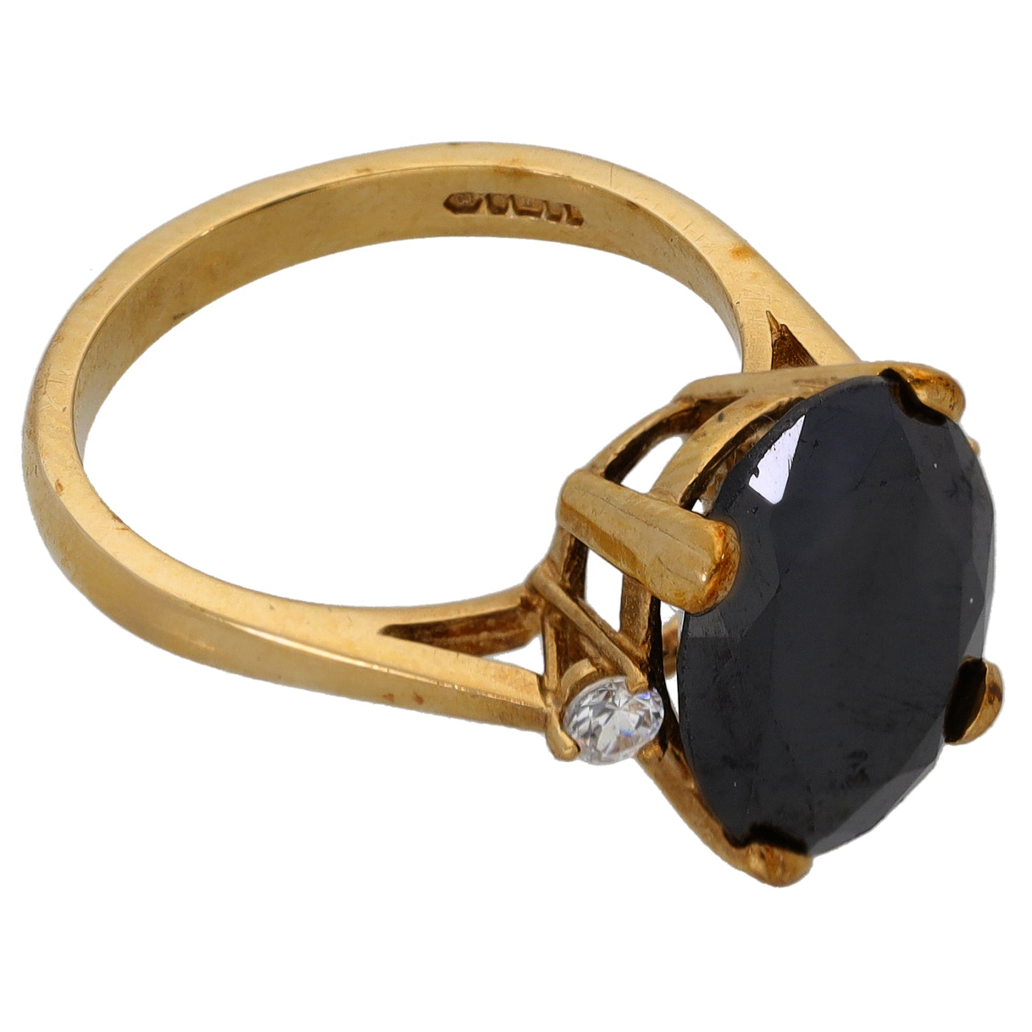 9ct Gold Imitation Dress/Cocktail Ring Size M