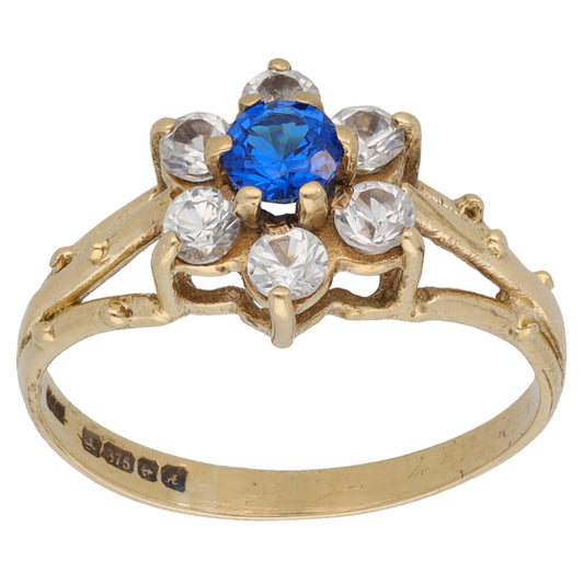 9ct Gold Imitation Dress/Cocktail Ring Size M