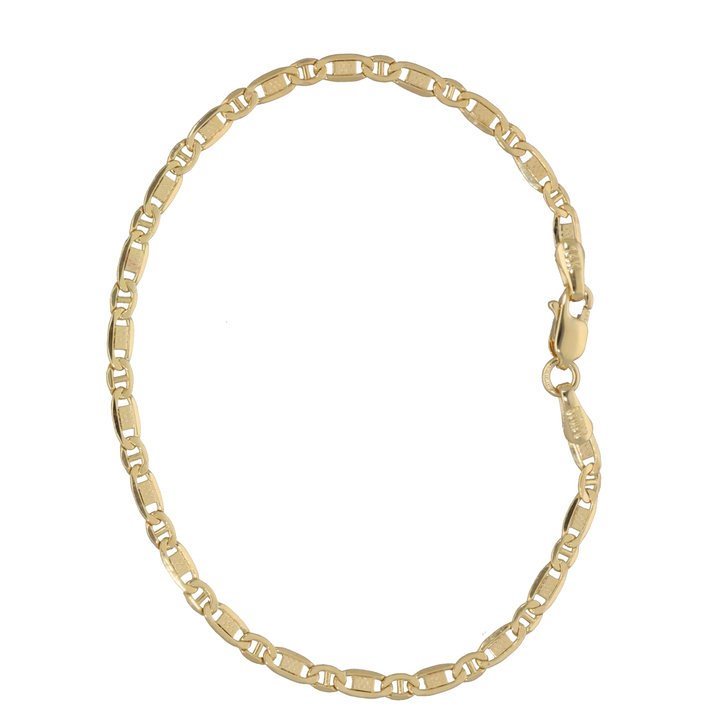 New 14ct Gold Anchor Bracelet