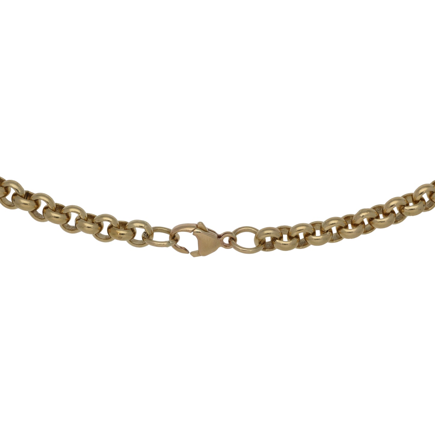 9ct Gold Belcher Chain 22"