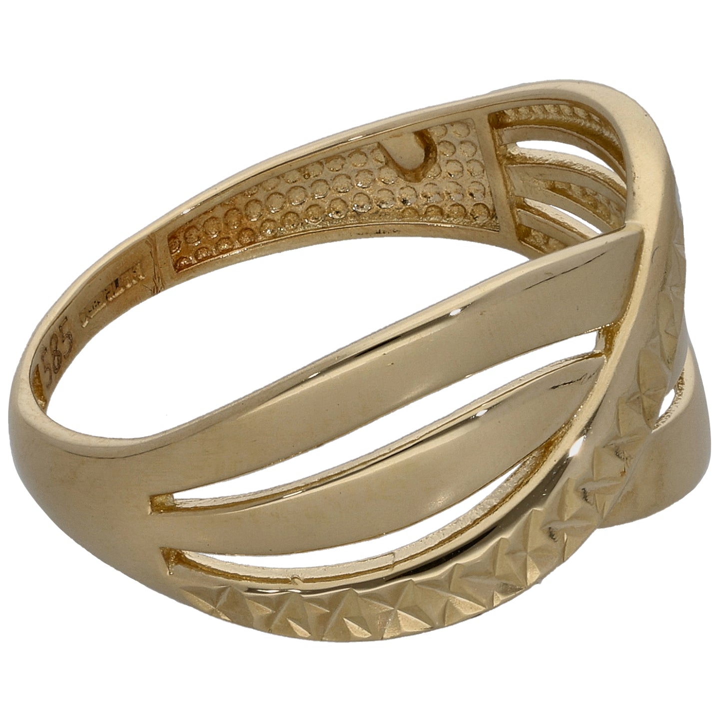 14ct Gold Alternative Ring Size N