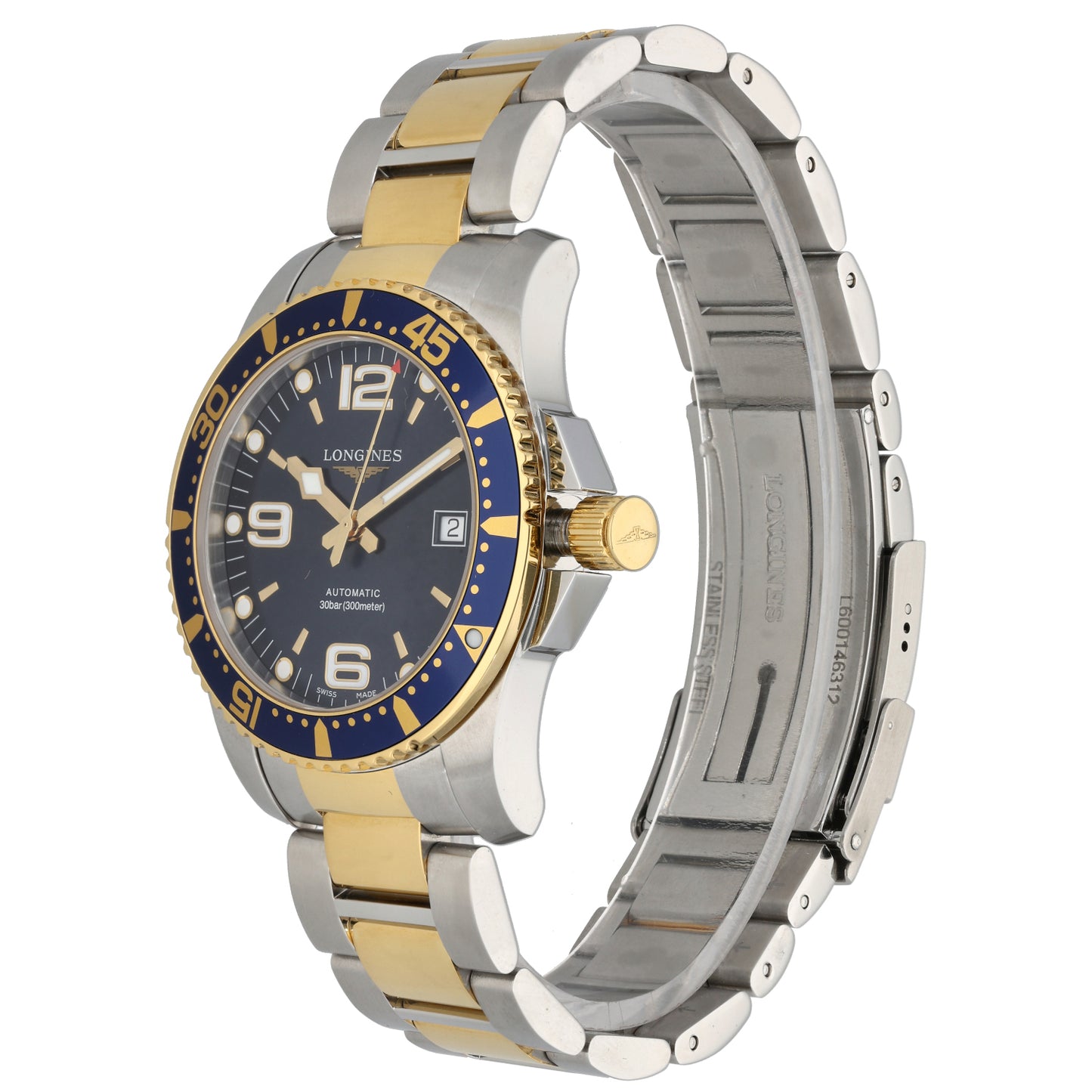 Longines Hydro Conquest L3.742.3 41mm Bi-Colour Watch