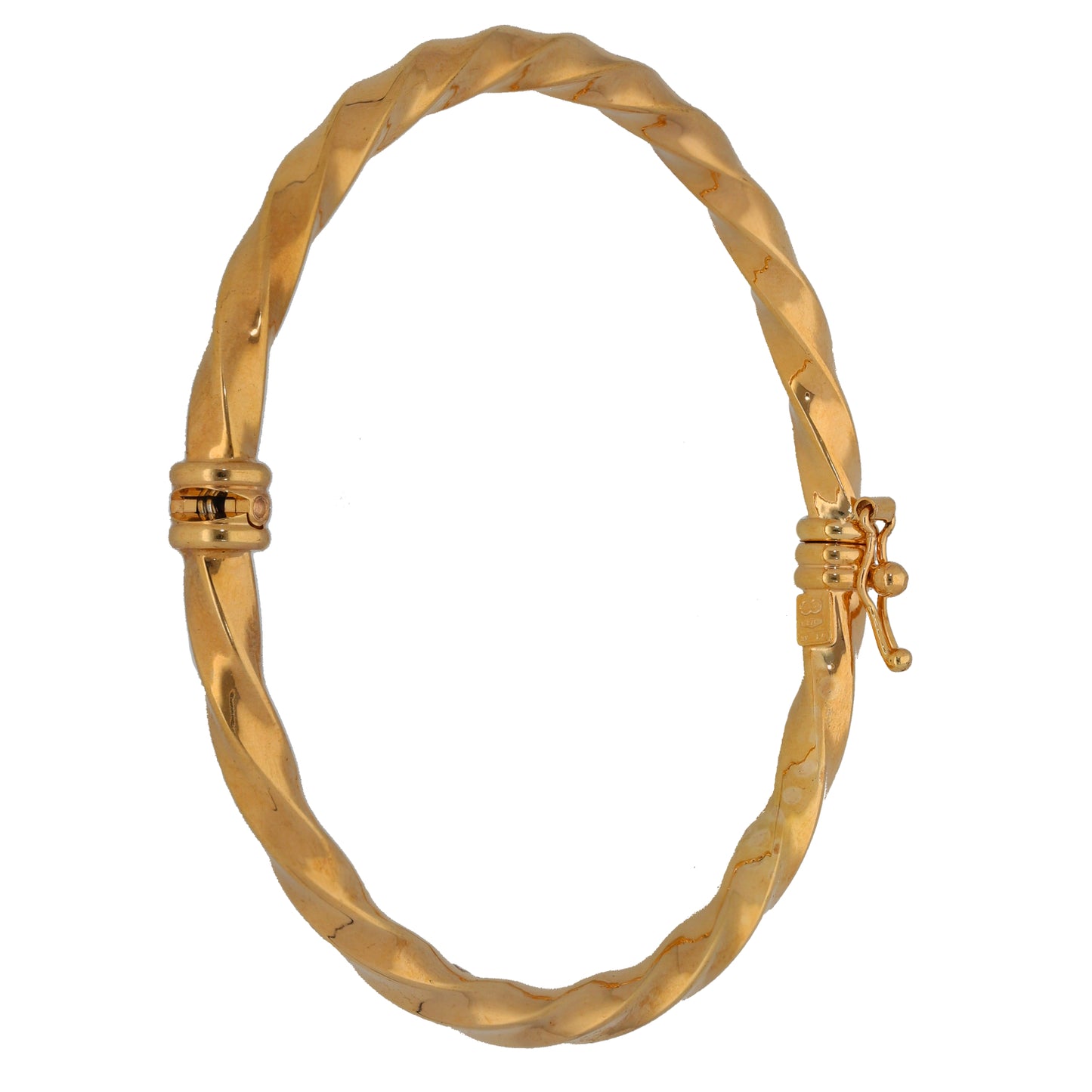 9ct Gold Hinged/Clasp Bangle