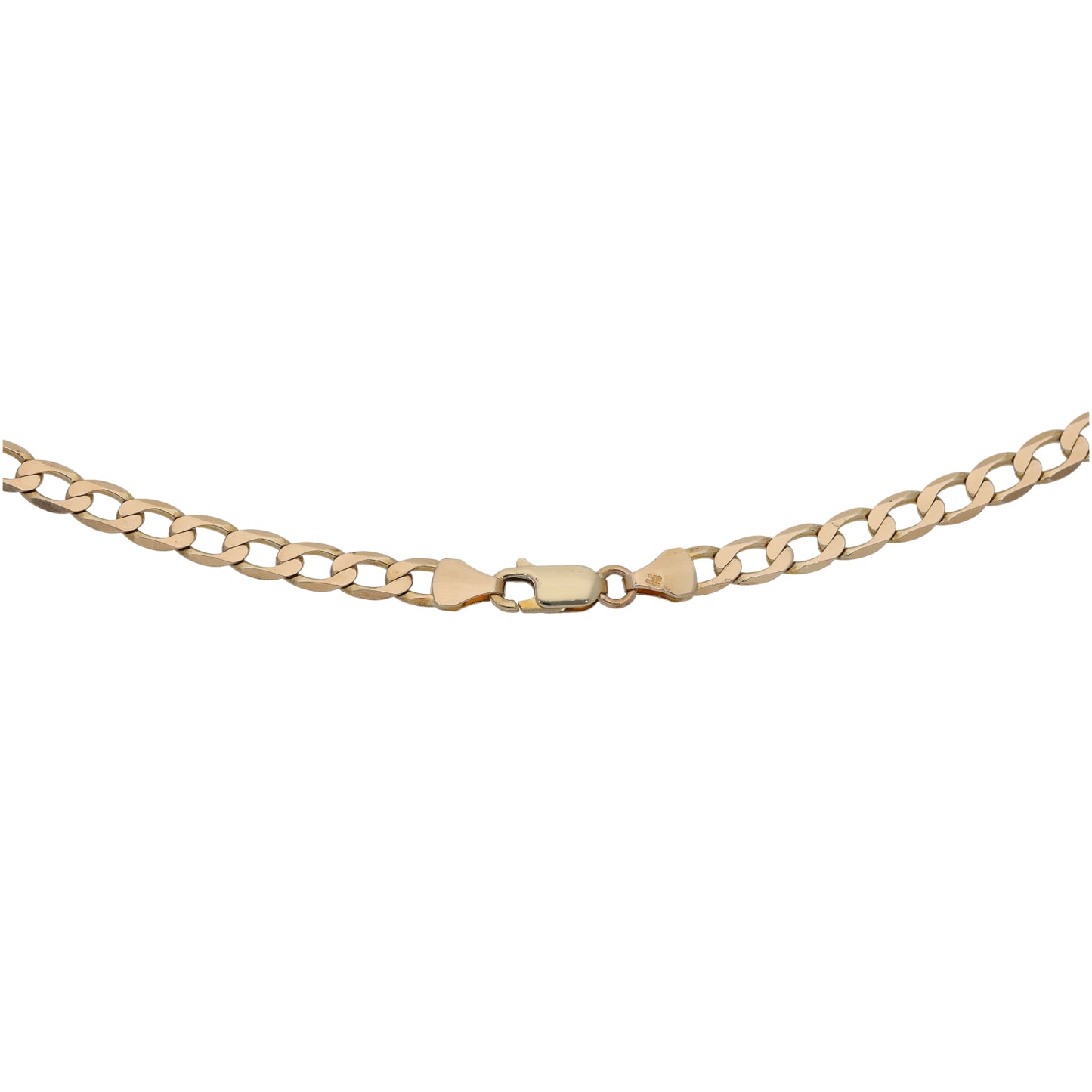 9ct Gold Curb Chain 19"