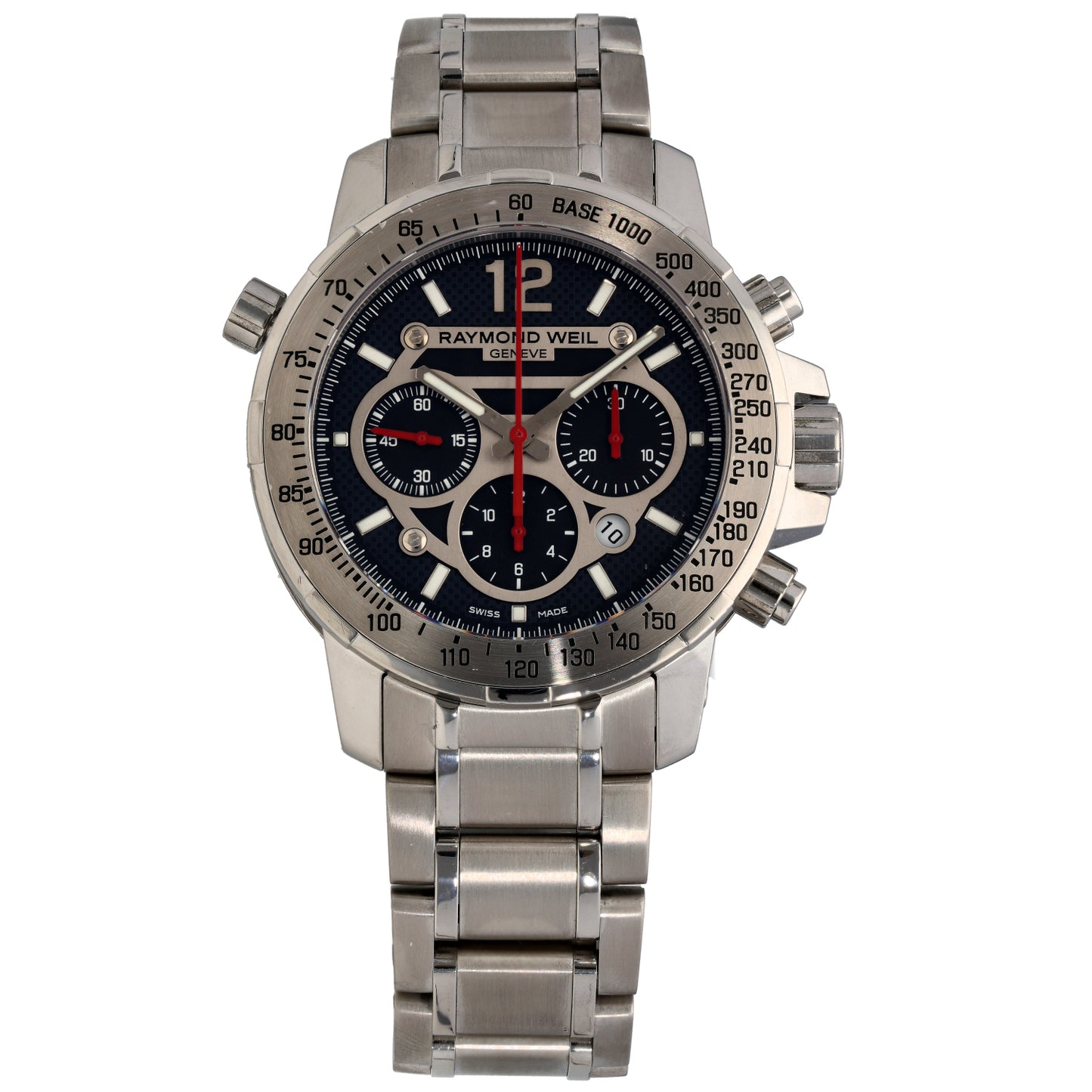 Raymond Weil Nabucco 7800 46mm Stainless Steel Watch