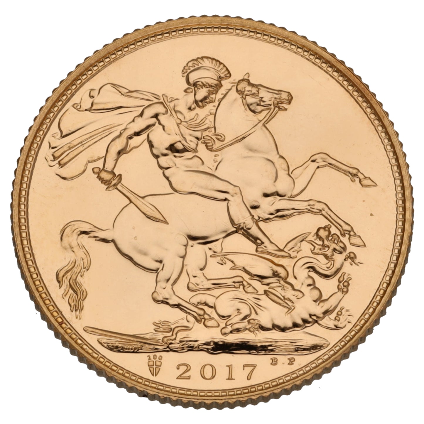 22ct Gold Queen Elizabeth II Full Sovereign Coin 2017